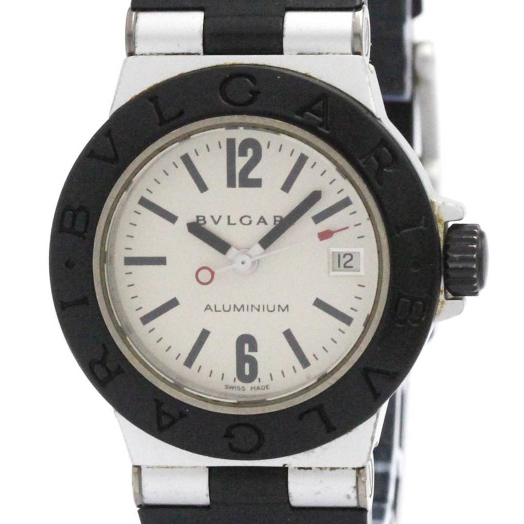 BVLGARI Aluminium Rubber Quartz Ladies Watch