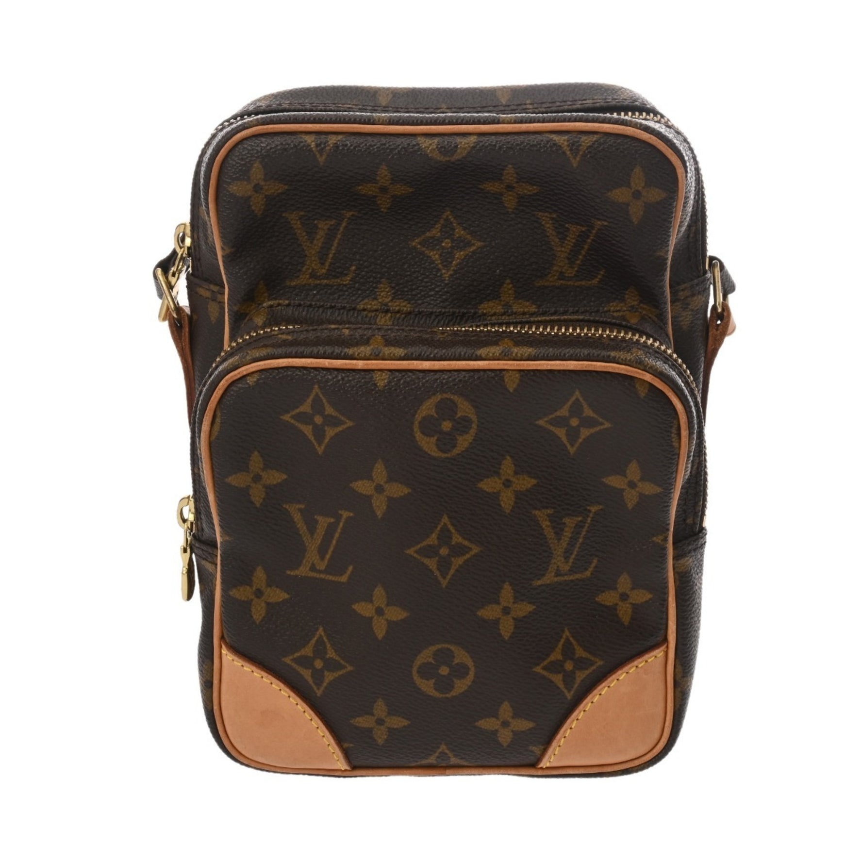 LOUIS VUITTON Monogram Amazon Brown Canvas Shoulder Bag
