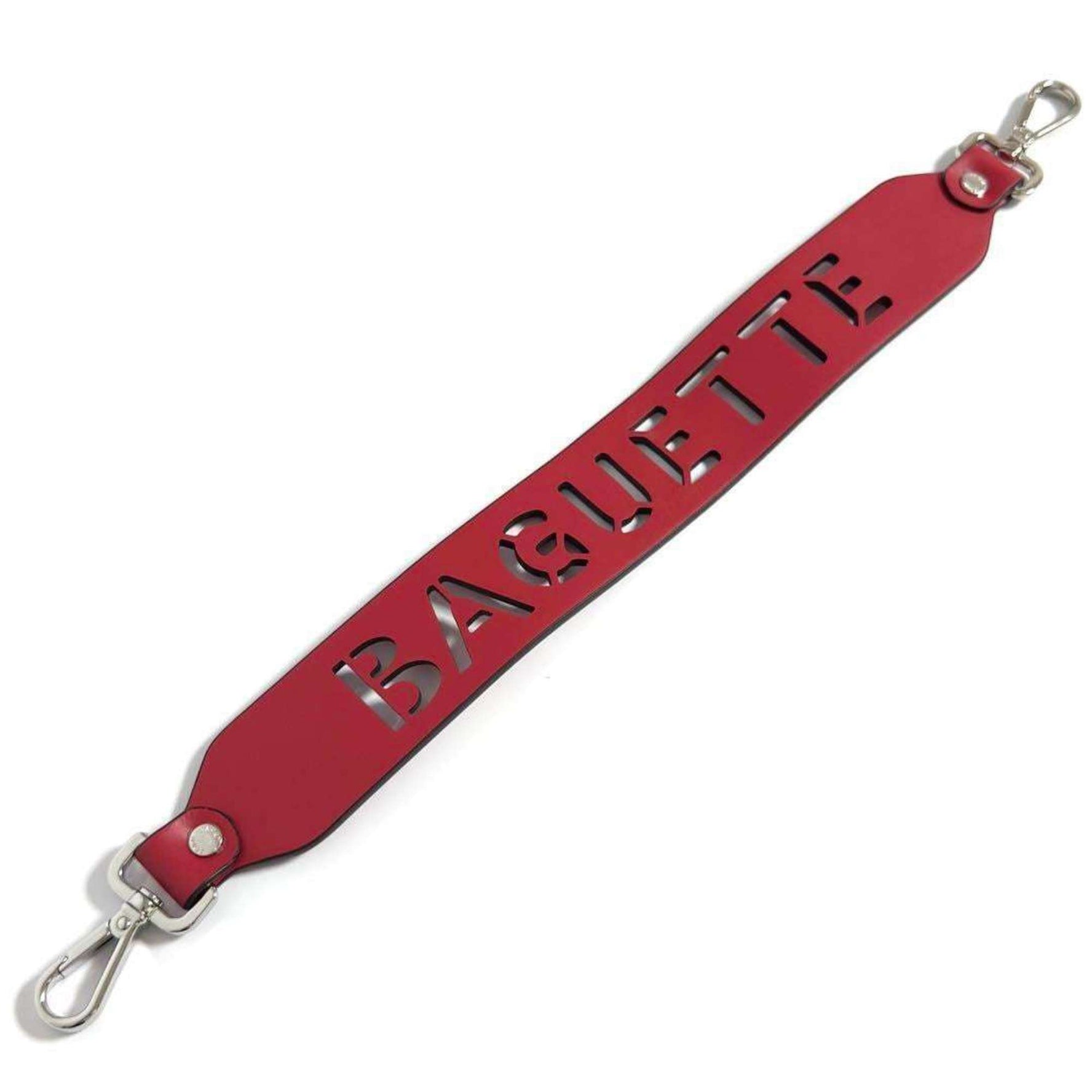 Fendi Strap You Mini Red Bag Handle BAGUETTE