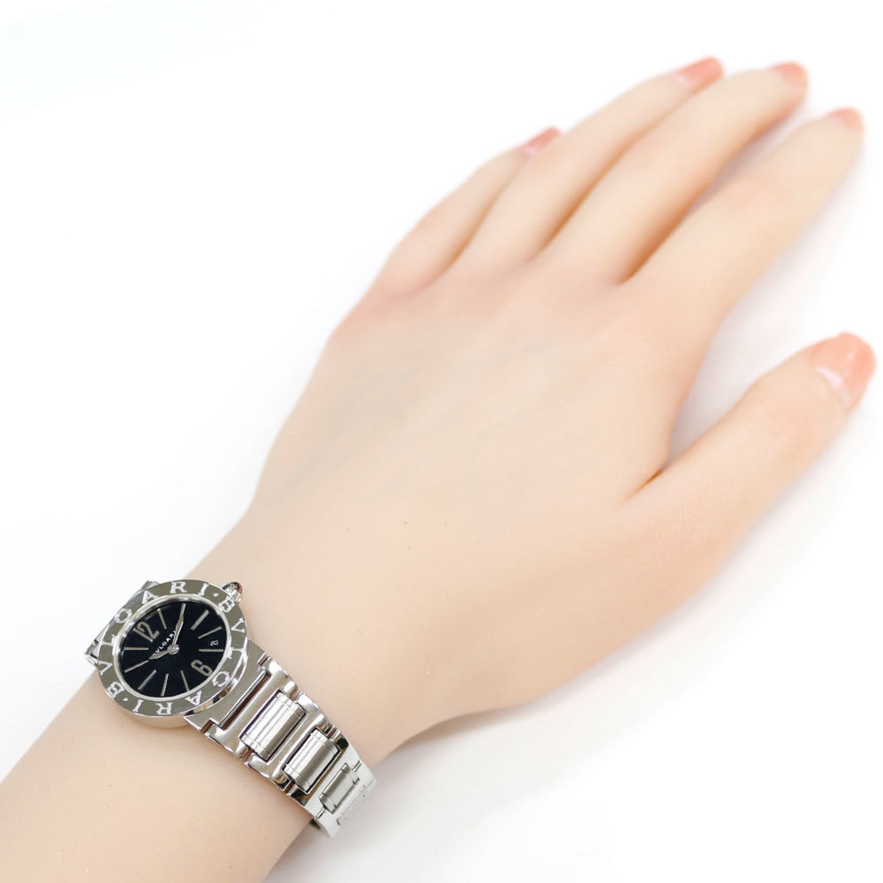 BVLGARI Wristwatch BBL26S Stainless Steel Quartz Women's