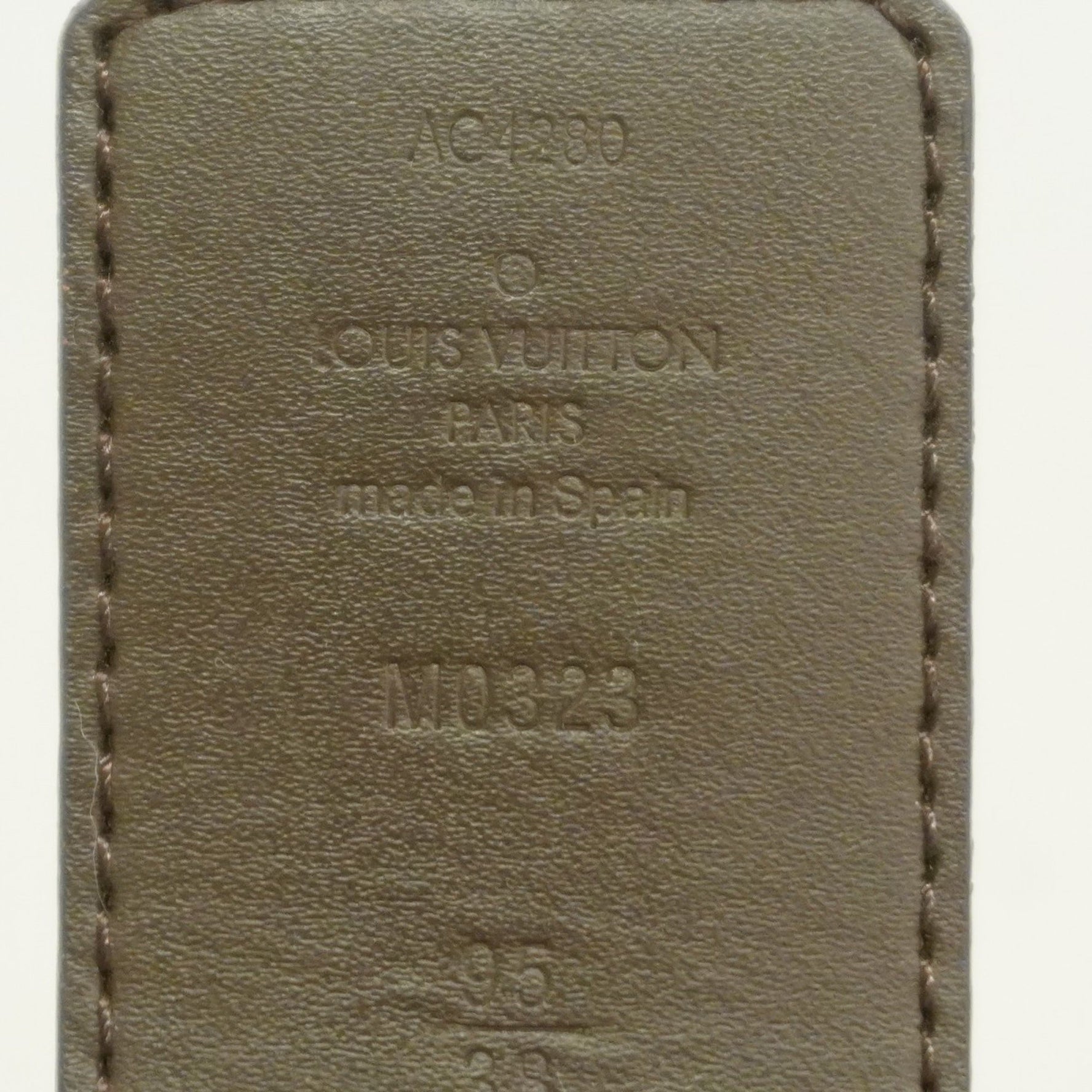 Louis Vuitton Monogram Santur LV Initial Belt