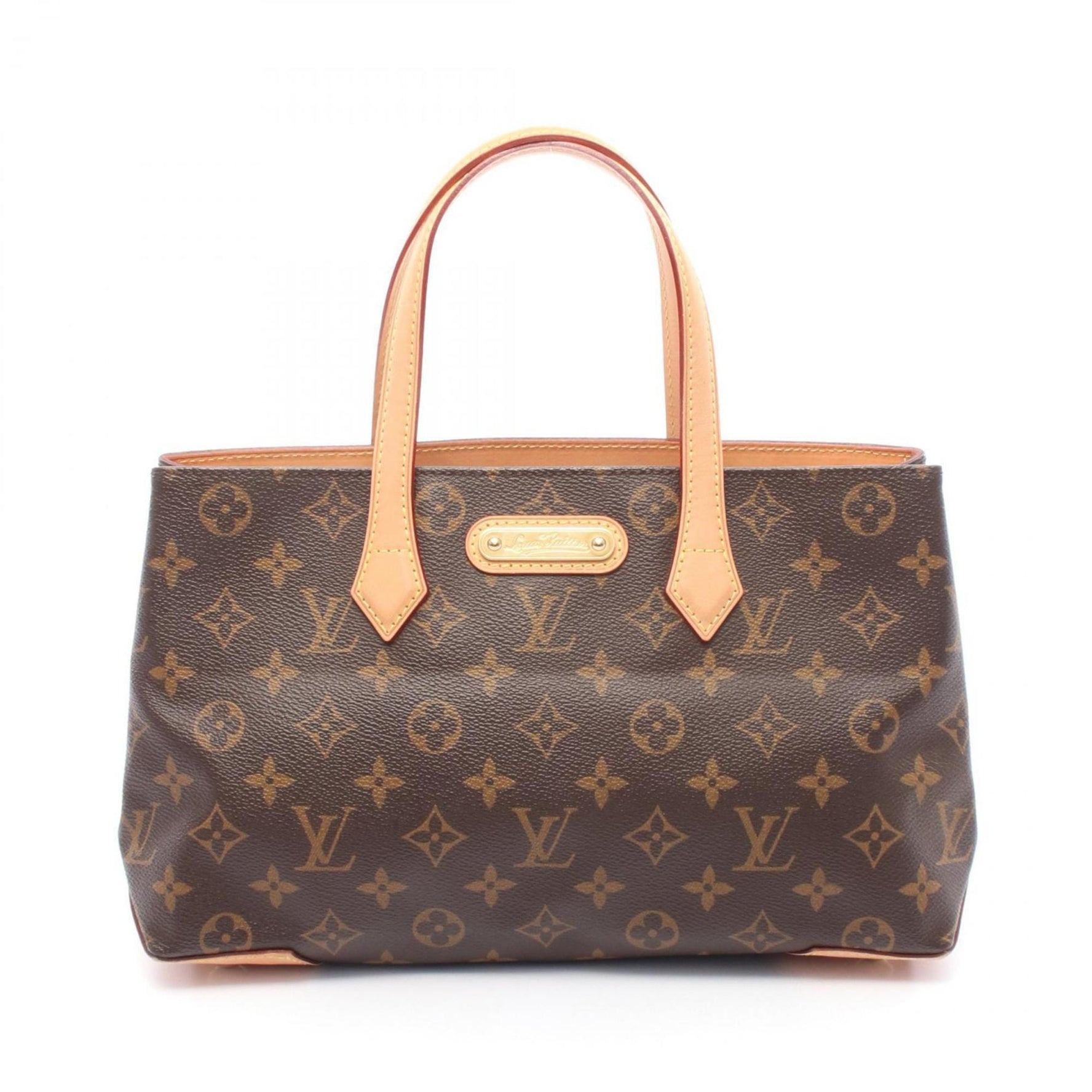 Louis Vuitton Wilshire PM Handbag, Coated Canvas and Leather, Monogram