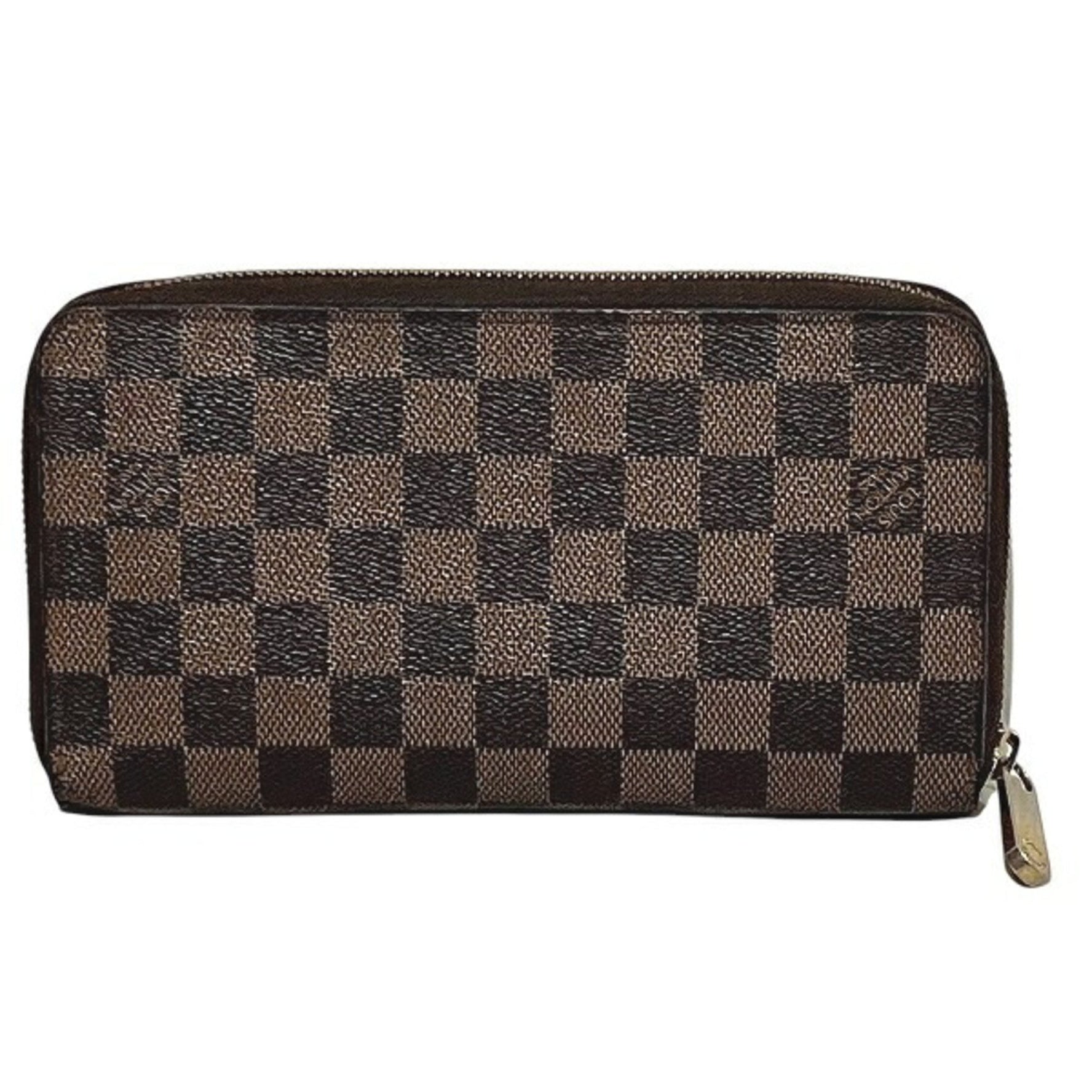 Louis Vuitton Damier Ebene N60003 Round Long Wallet for Men and Women