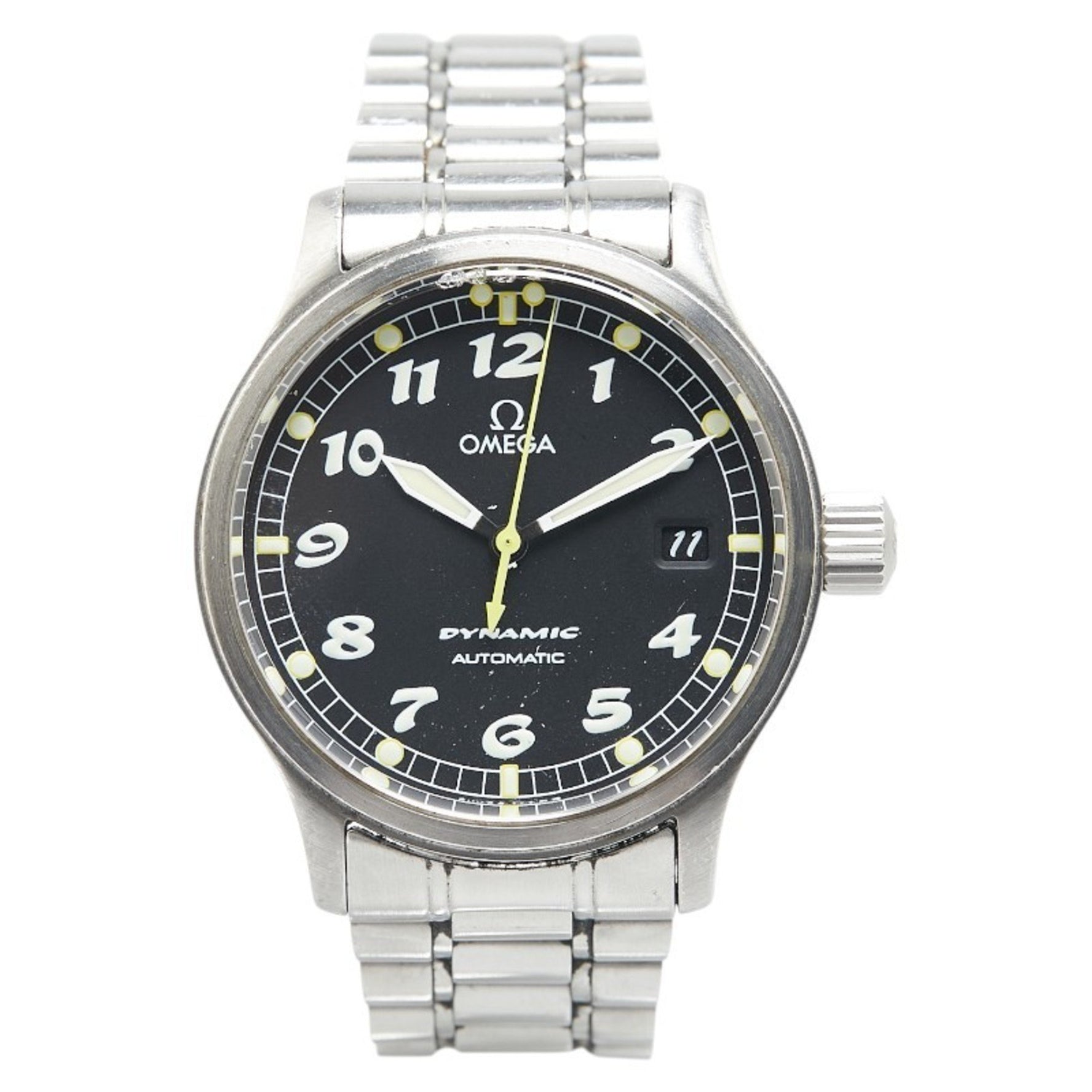 Omega Dynamic Watch Automatic Black Dial Stainless Steel Men's OMEGA