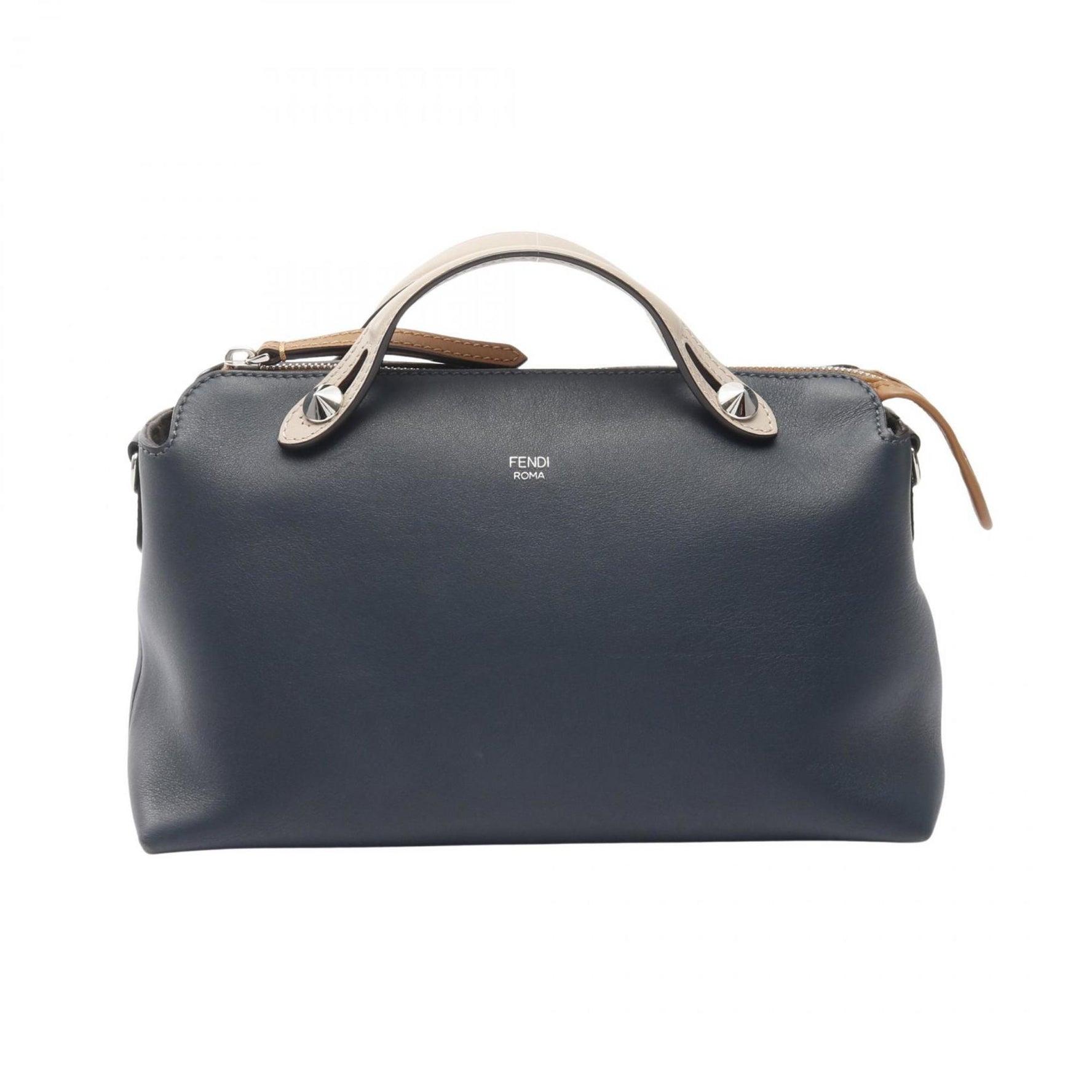 Fendi BY THE WAY MEDIUM Handbag, Leather, Green, Beige, Brown