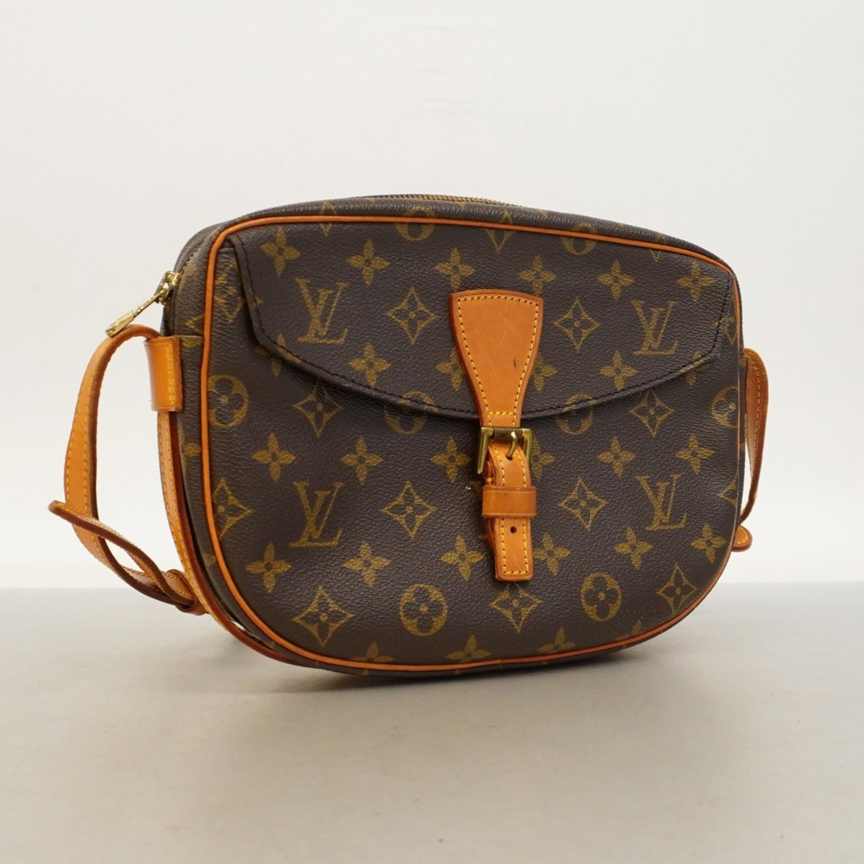 Louis Vuitton Monogram Jeune Fille MM Shoulder Bag Brown Women's