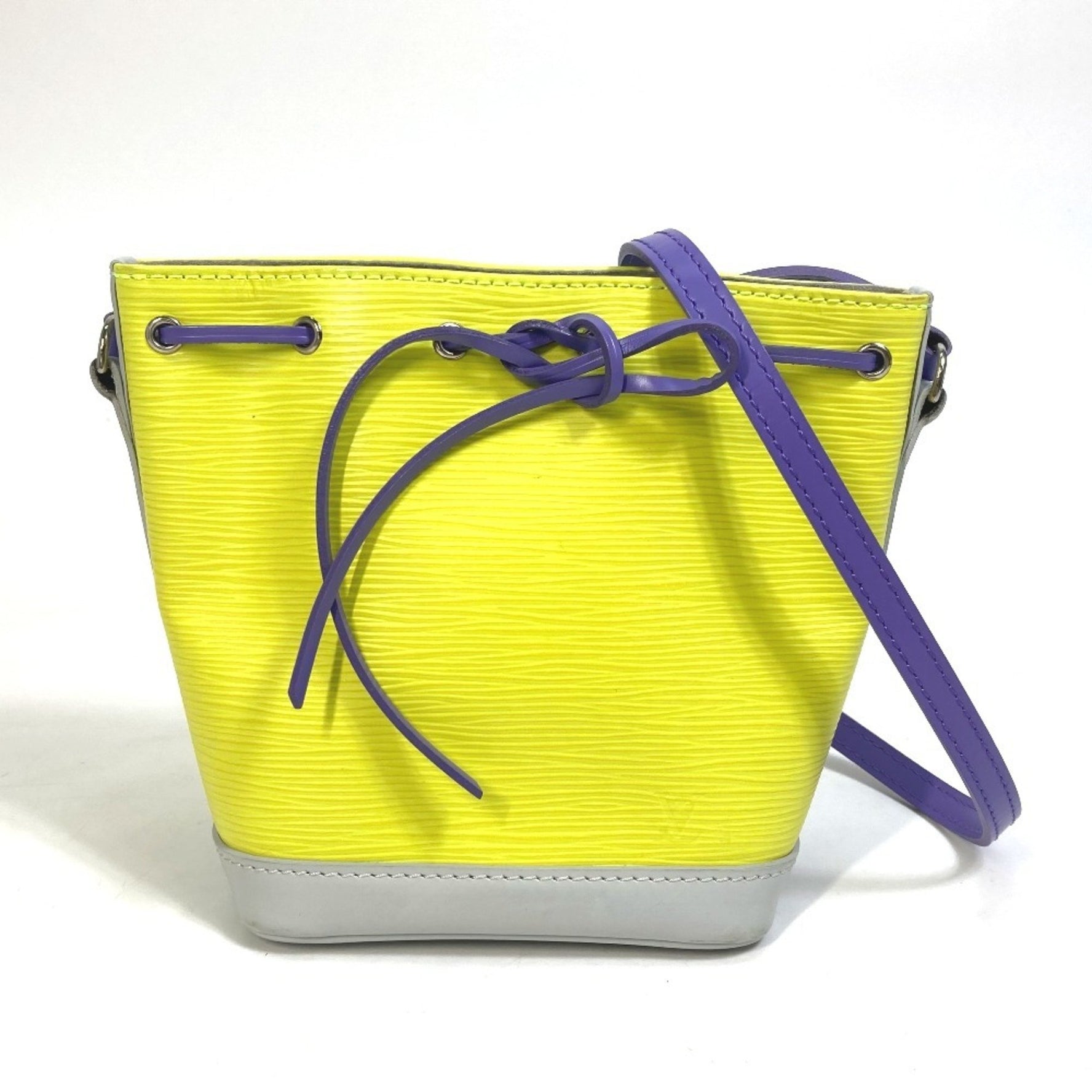 LOUIS VUITTON M42501 Epi Mini Bag Nano Noe Tricolor Pochette Shoulder in Leather, Yellow, Women's