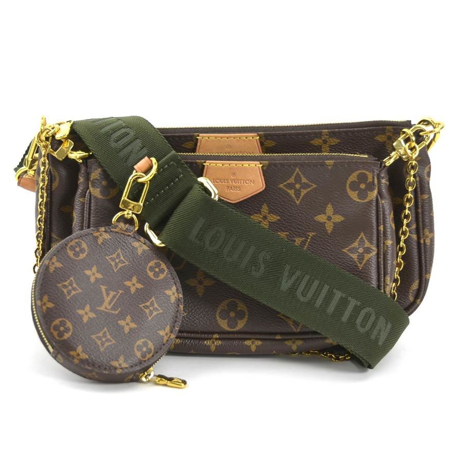 Louis Vuitton LOUIS VUITTON Shoulder Bag Monogram Multi Pochette Accessoires Canvas Brown Women's M44813 e59654a