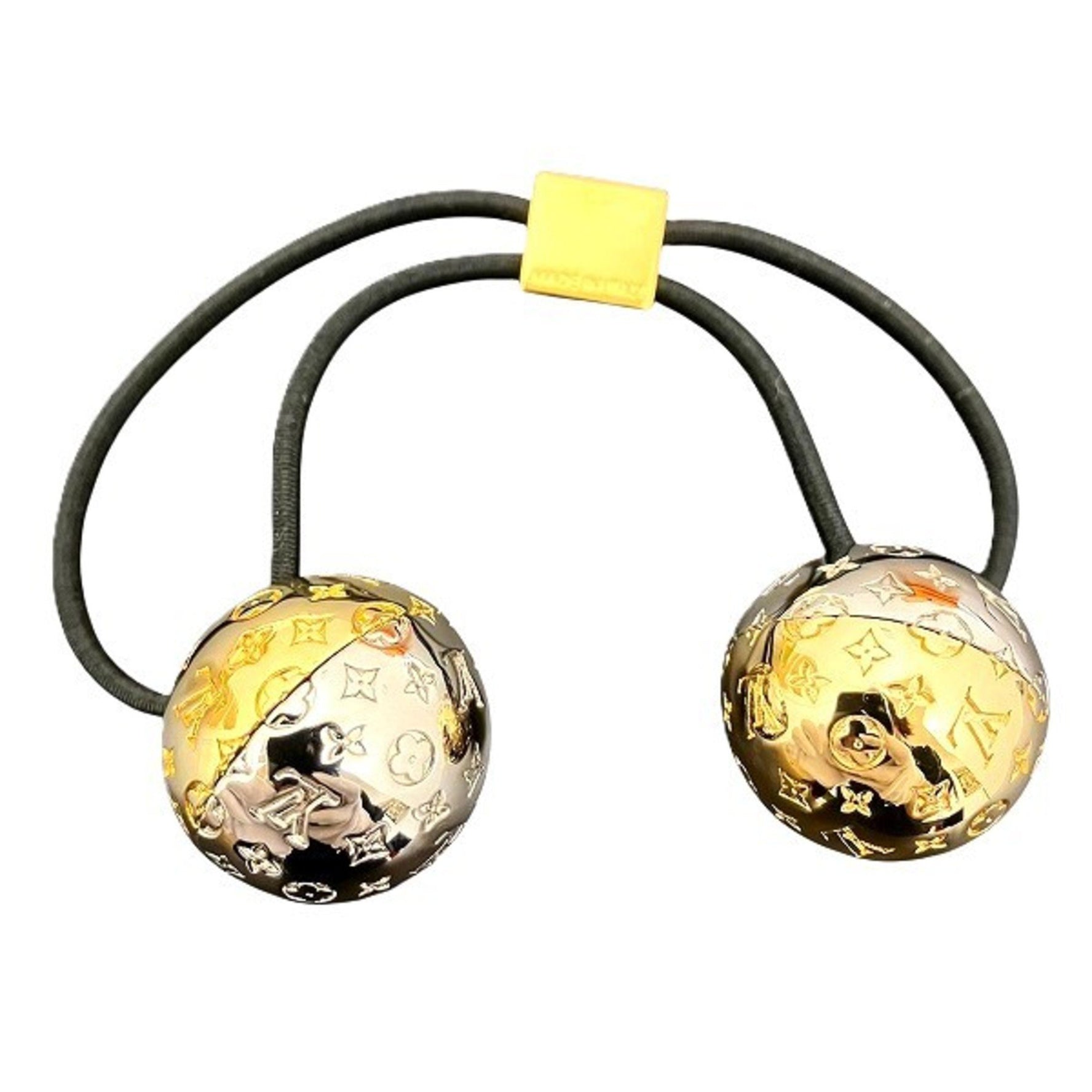 Louis Vuitton Monogram Scrunchie with Nanogram Planet Hair Accessory