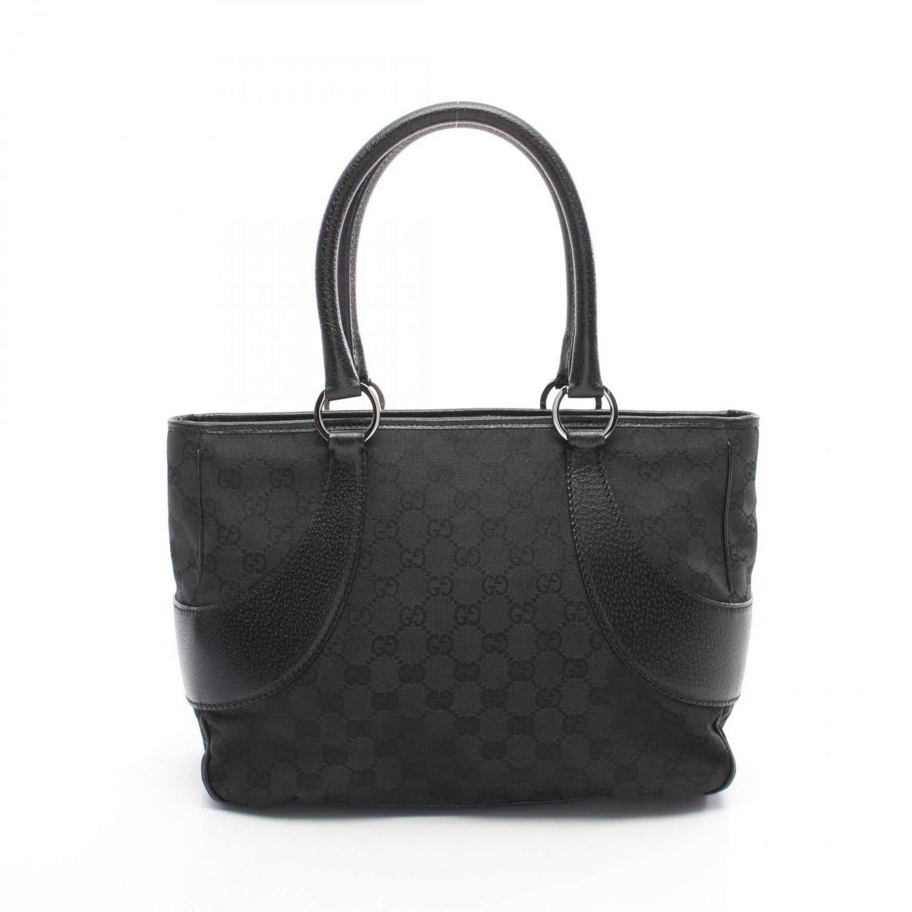 Gucci GG Canvas Handbag, and Leather