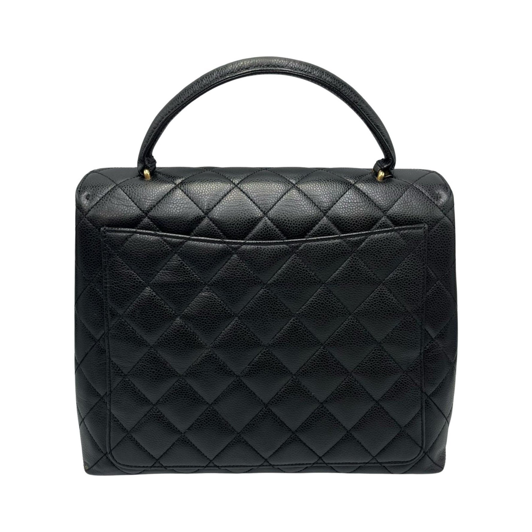 CHANEL Matelasse Handbag in Matte Caviar Leather
