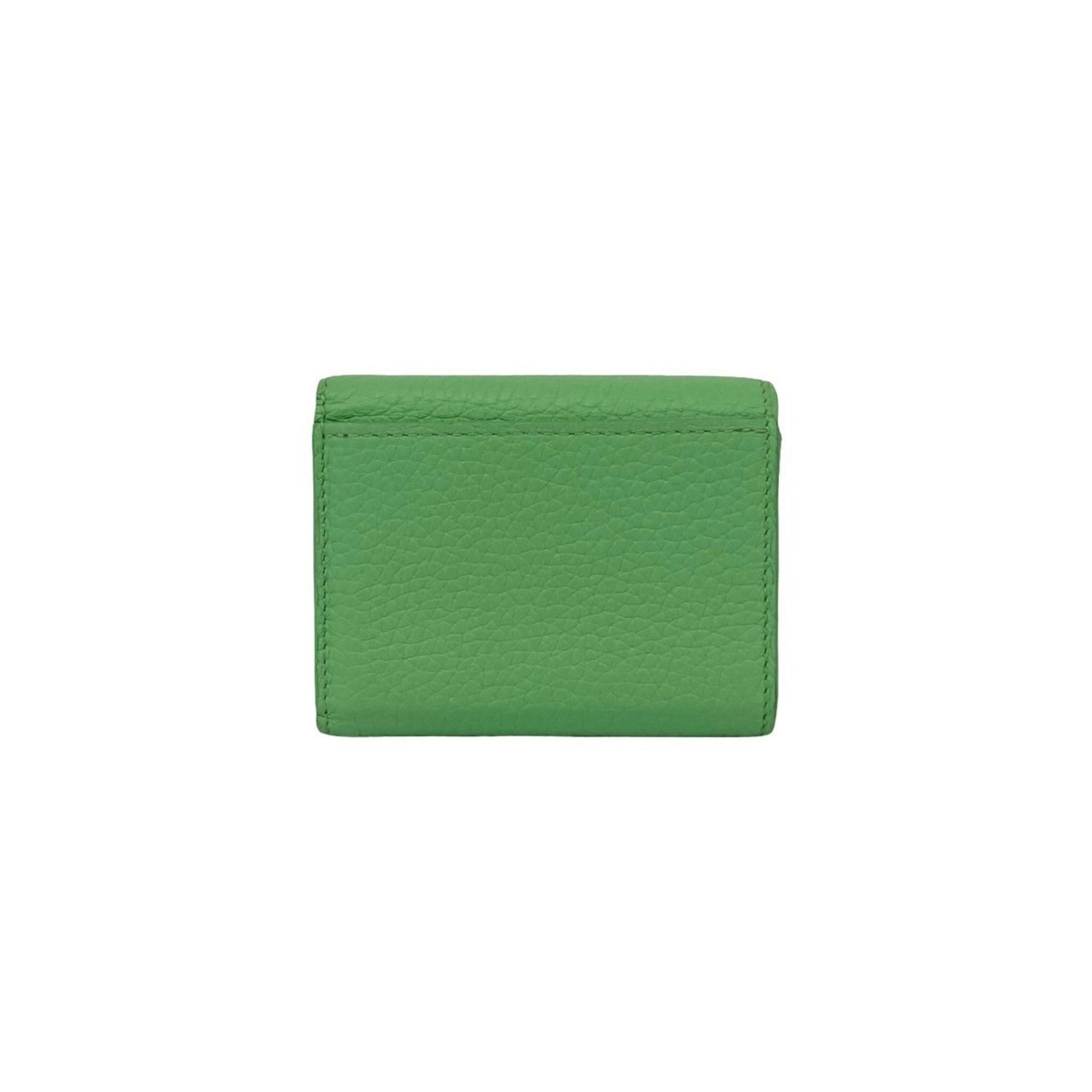 LOUIS VUITTON Portefeuille Capucines XS Leather Tri-fold Wallet, Green
