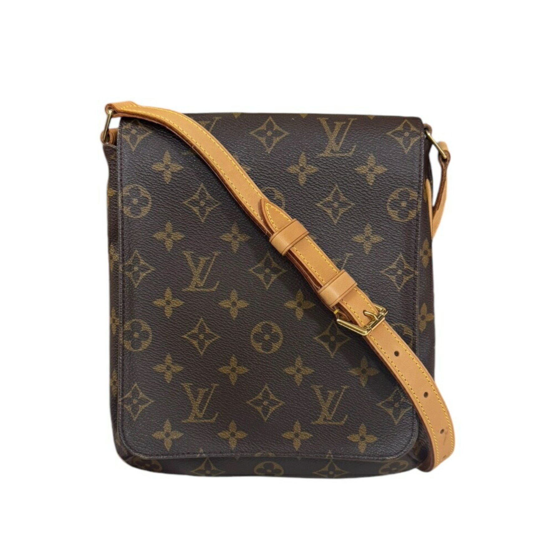 Louis Vuitton Musette Salsa Monogram Shoulder Bag Canvas M51258 Brown Women's LOUIS VUITTON