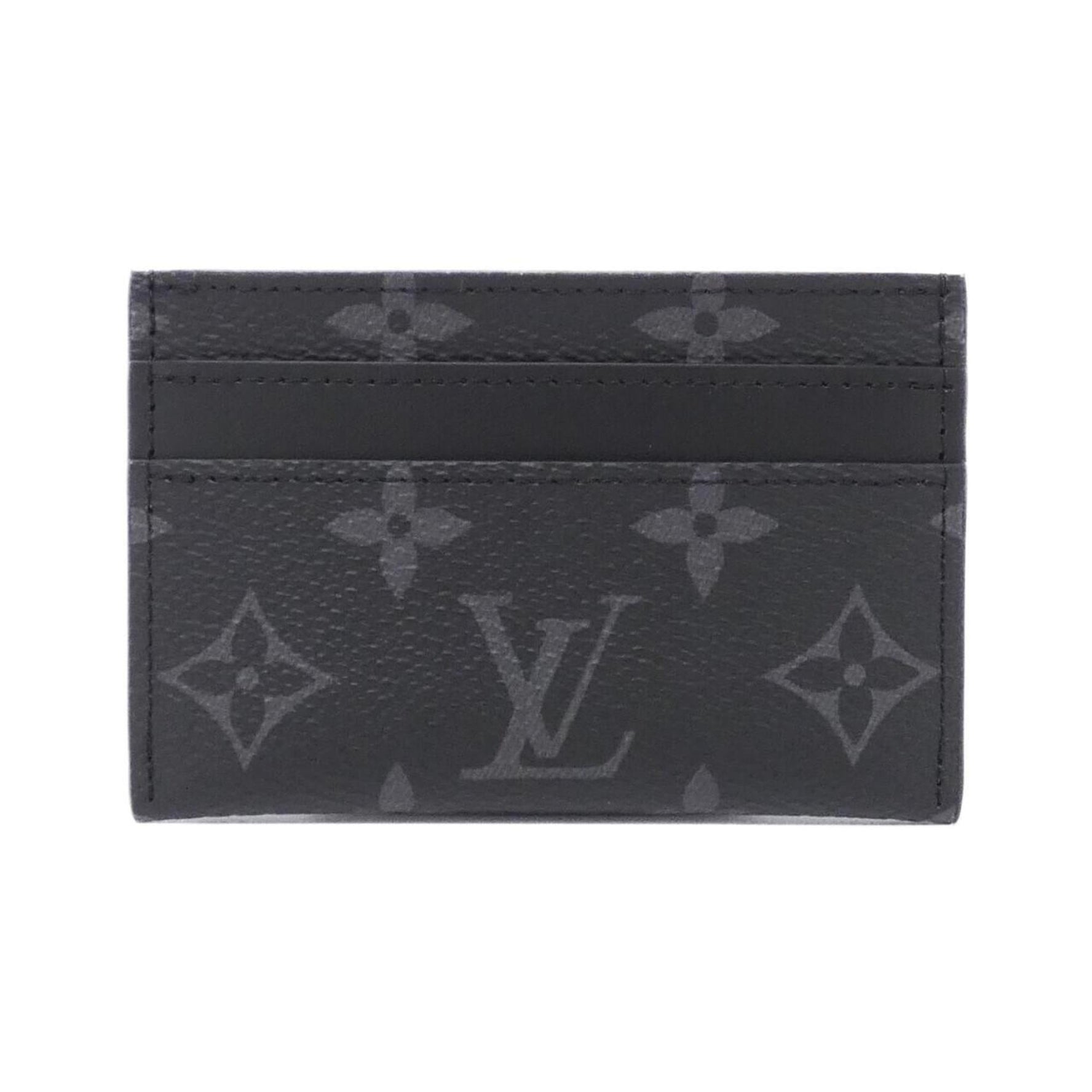 Louis Vuitton Monogram Eclipse Porte Carte Double Business Card Case