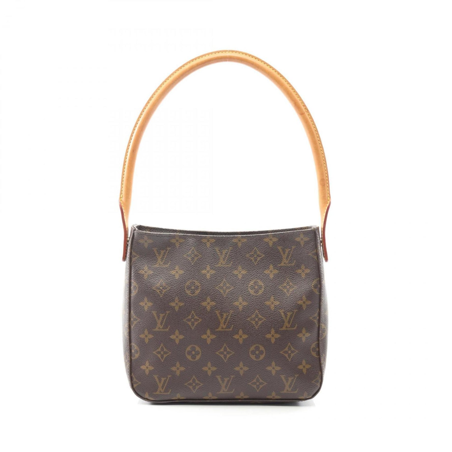 Louis Vuitton Looping MM Monogram Shoulder Bag, Coated Canvas and Leather
