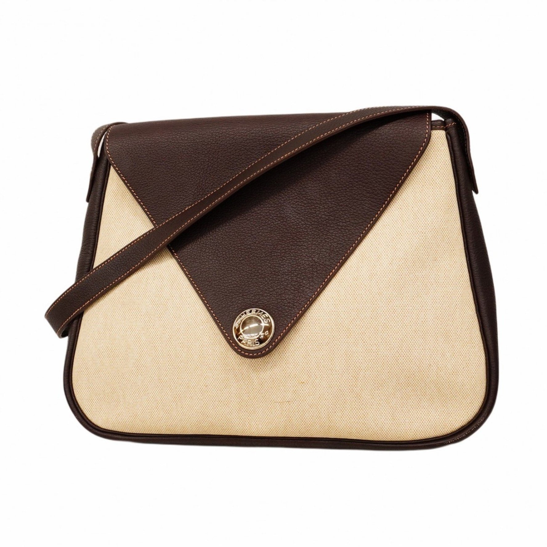 Hermes Hermès Christine Toile H Fjord Shoulder Bag, C Stamp