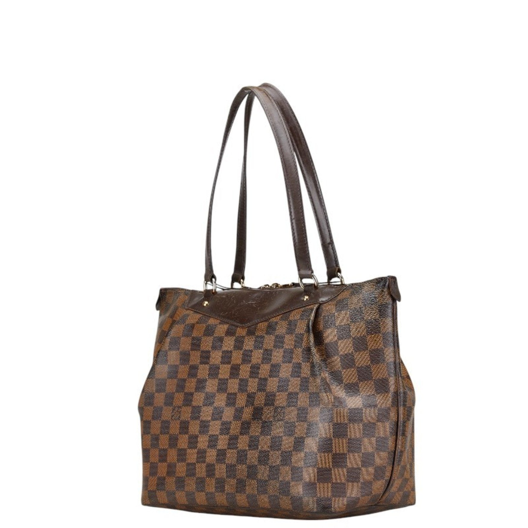 Louis Vuitton Damier Westminster GM Tote Bag Shoulder N41103 Brown PVC Leather Women's LOUIS VUITTON