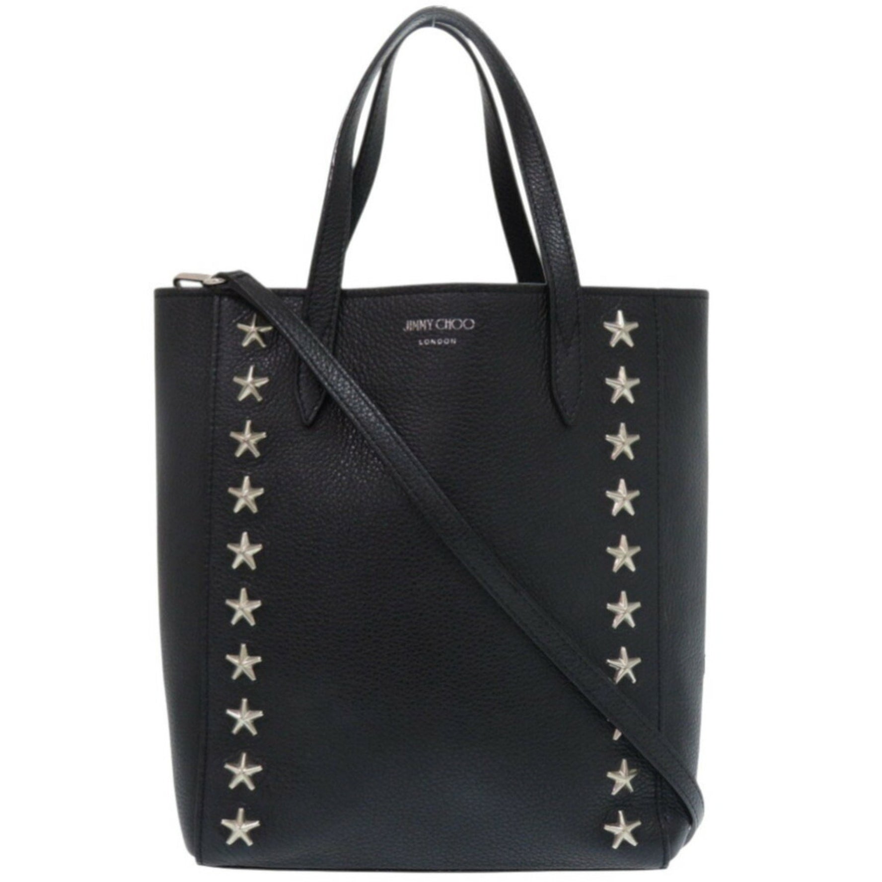 Jimmy Choo Star Stud Bria Leather Tote Bag 0429