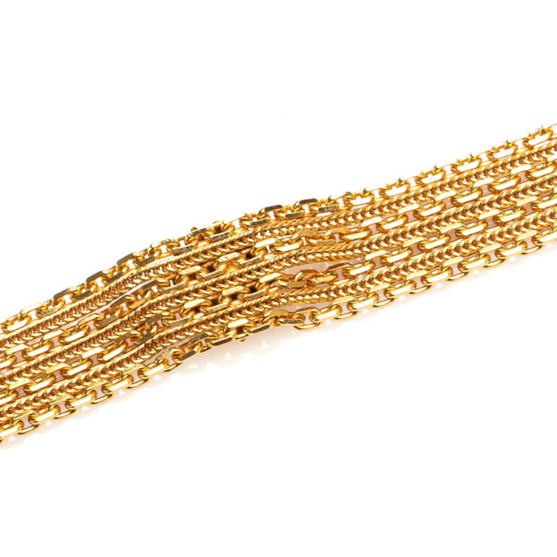 CHANEL Lion Motif Coco Mark Chain Belt, Plated