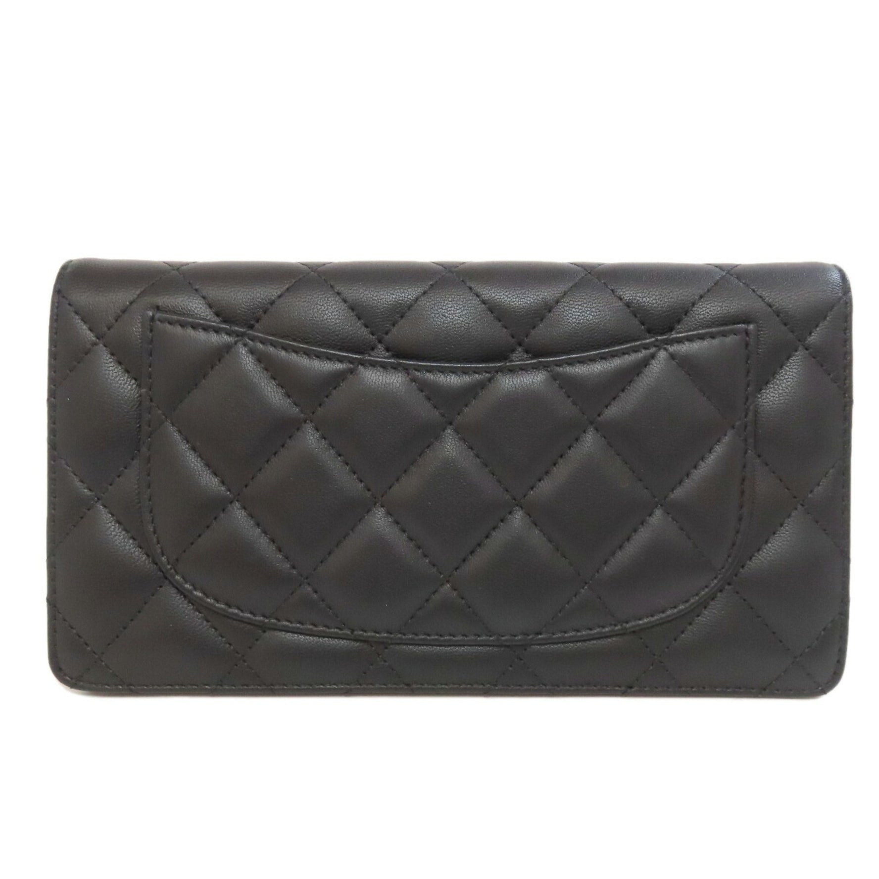 Chanel Matelasse Long Wallet Lambskin