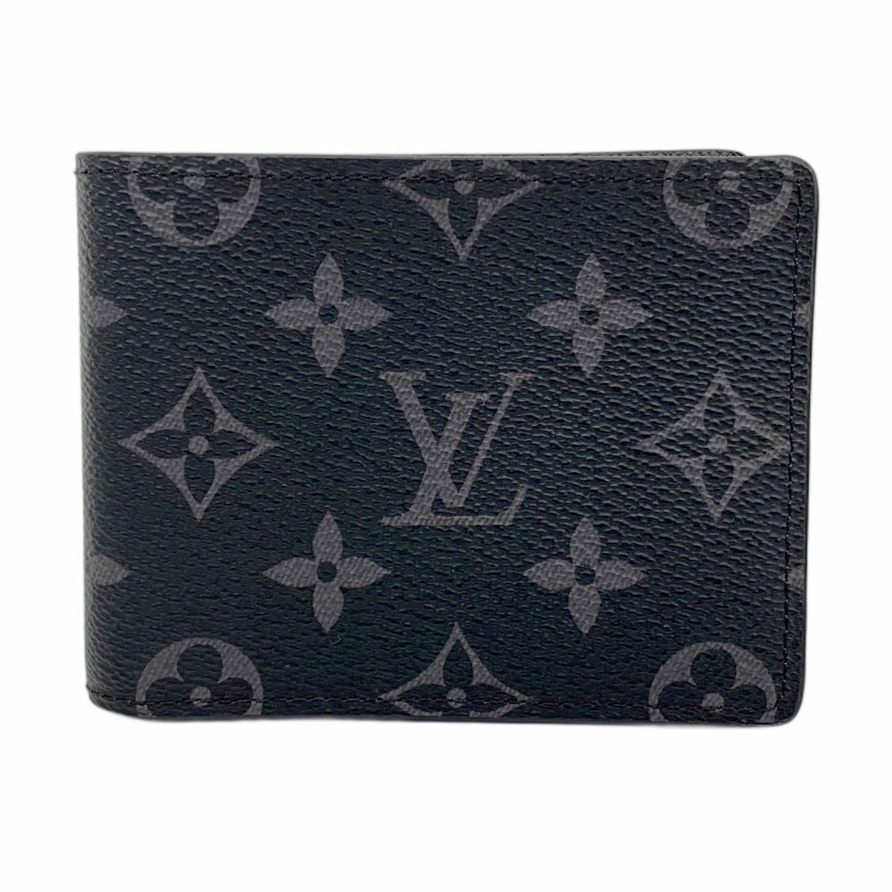 Louis Vuitton Monogram Eclipse Slender Wallet Black/Grey