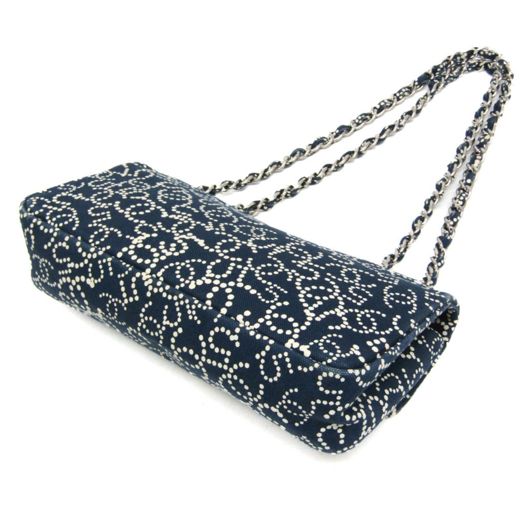 Chanel Coco Mark Chain Shoulder Bag Cotton,Rhinestone Shoulder Bag