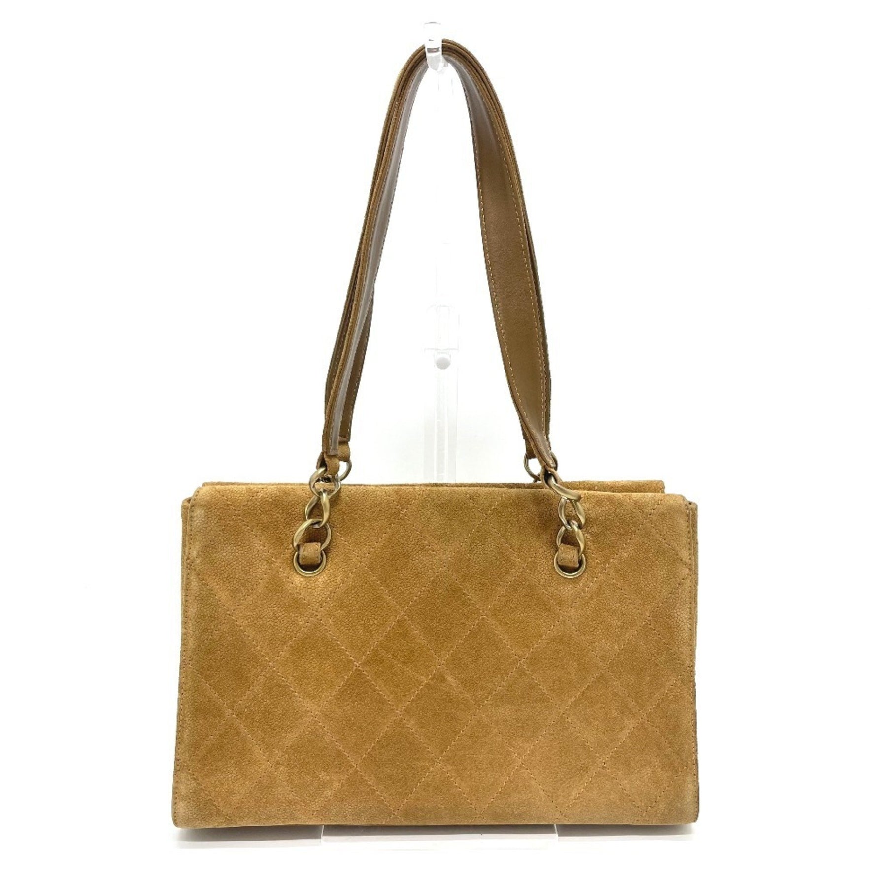 CHANEL CC Coco Mark Matelasse Shoulder Bag, Suede