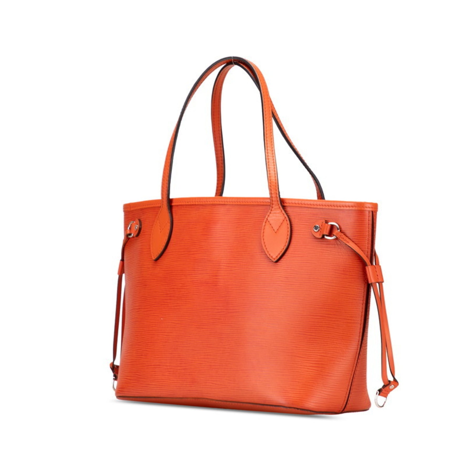 Louis Vuitton Epi Neverfull PM Handbag Tote Bag Pimmon Orange Leather LOUIS VUITTON