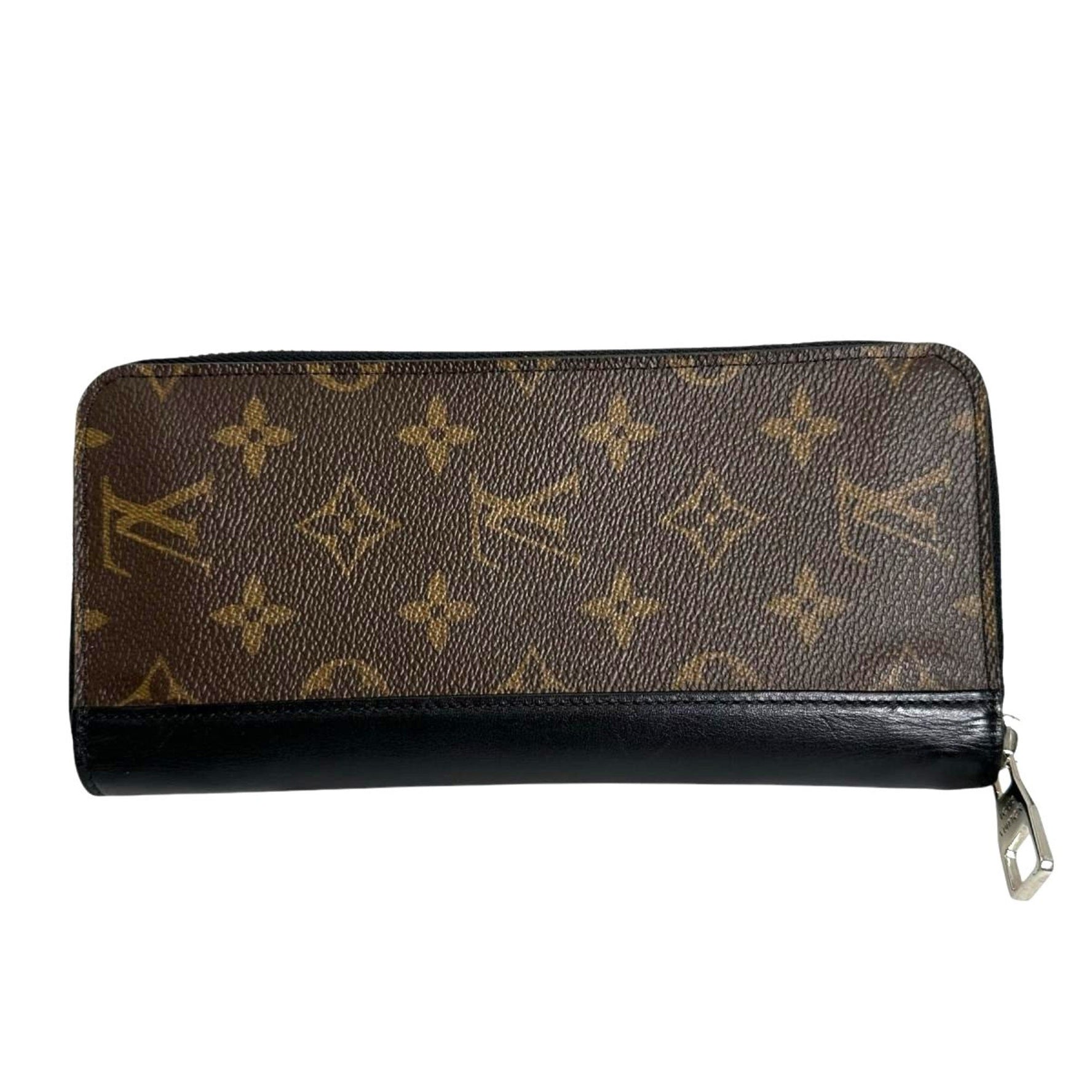 Louis Vuitton Long Wallet Vertical Monogram Macassar Canvas