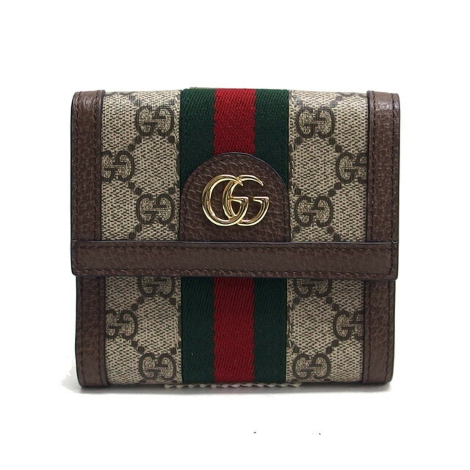 Gucci Bi-fold Compact Wallet Ophidia GG Supreme
