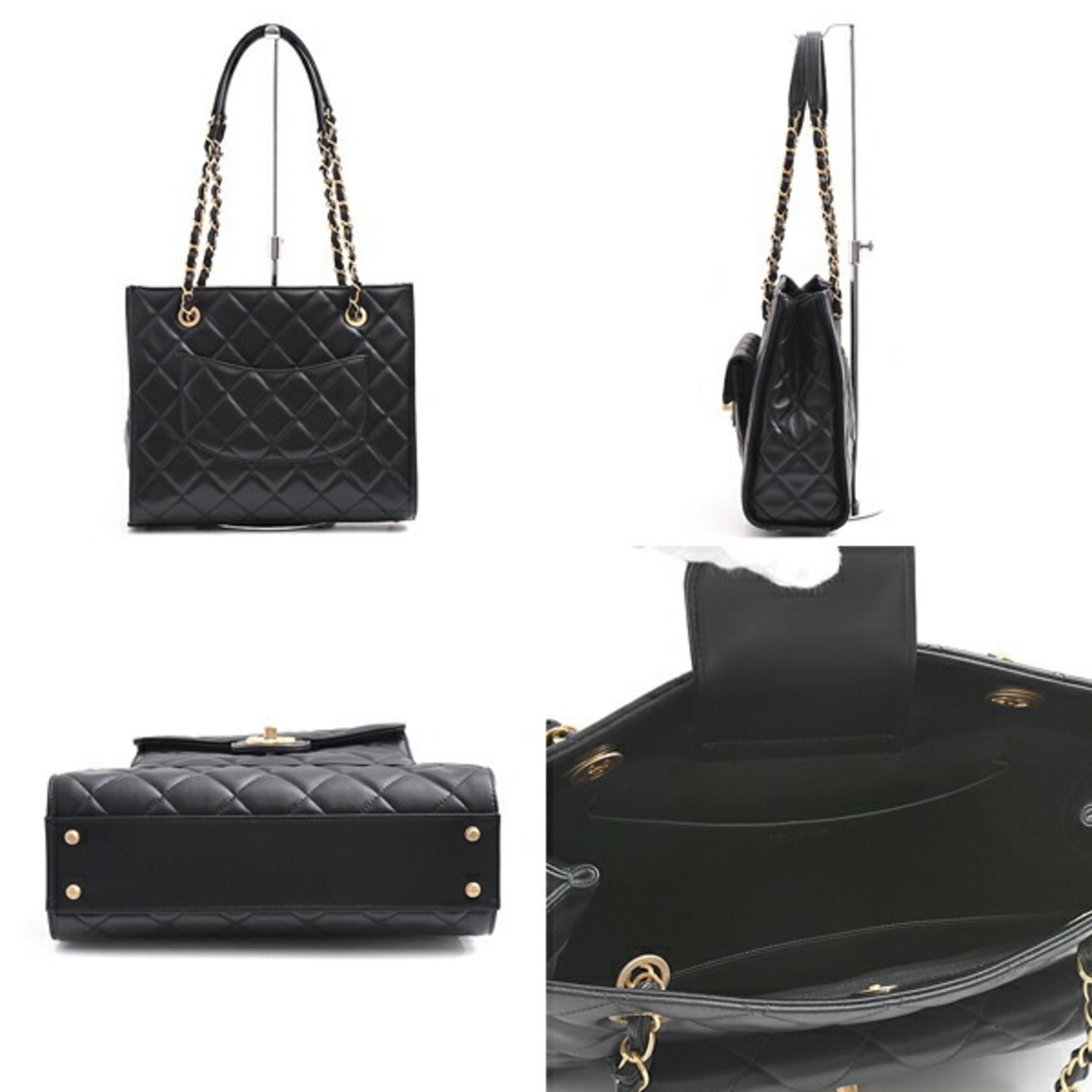 CHANEL Matelasse Chain Calfskin Random