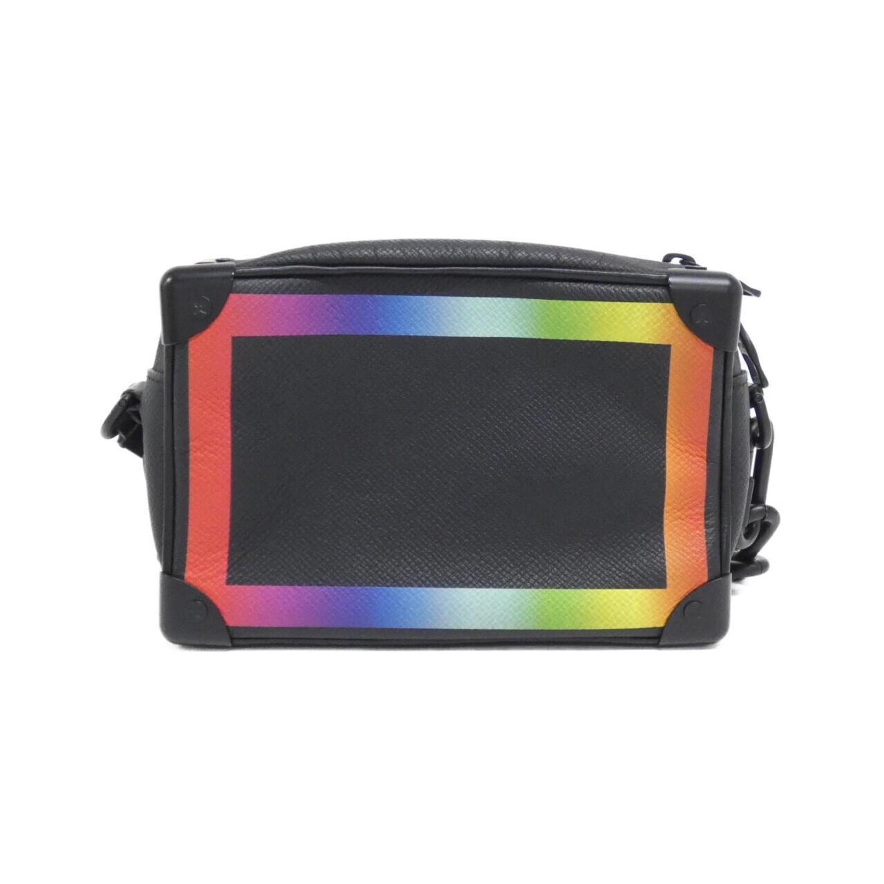 Louis Vuitton Taiga Rainbow Color Mini Soft Trunk Shoulder Bag
