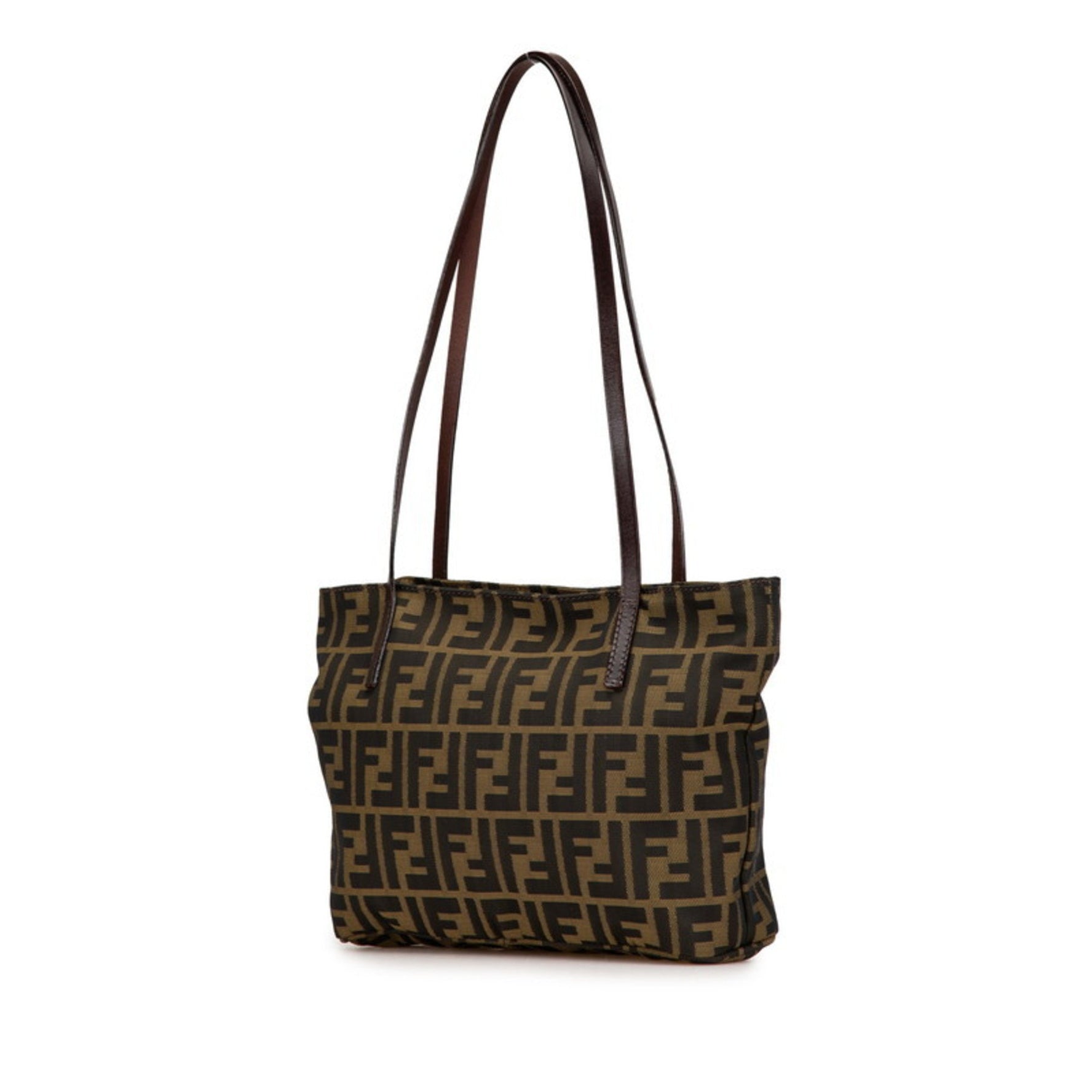 Fendi Zucca Tote Bag Nylon and Leather