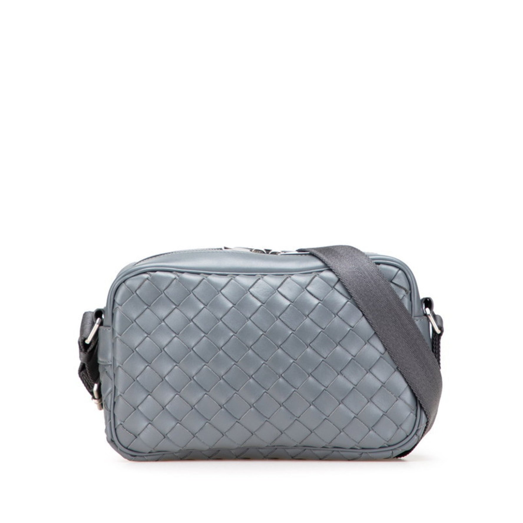 Bottega Veneta Intrecciato Crossbody Shoulder Bag in Leather