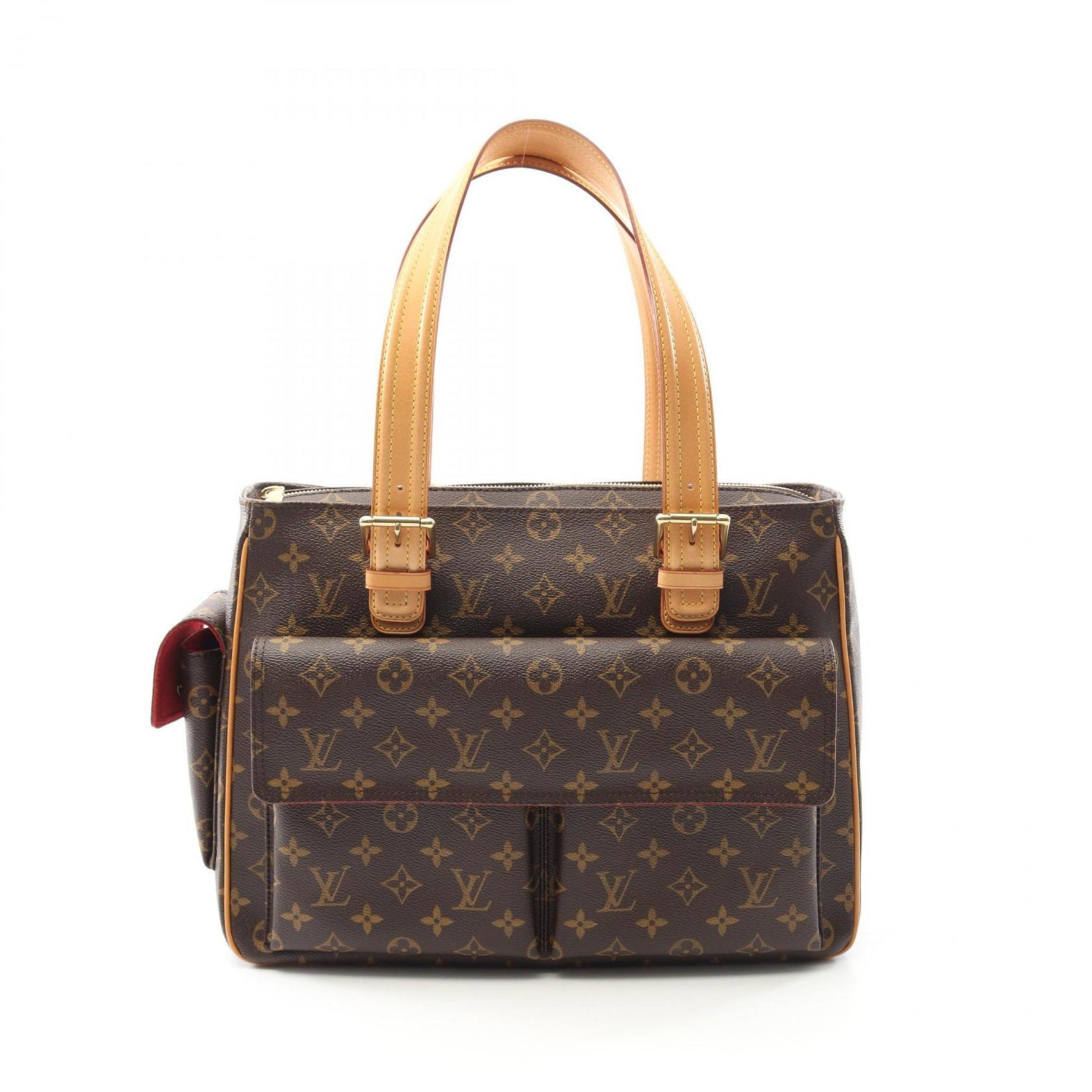 Louis Vuitton Multiplicite Handbag Coated Canvas Leather Monogram