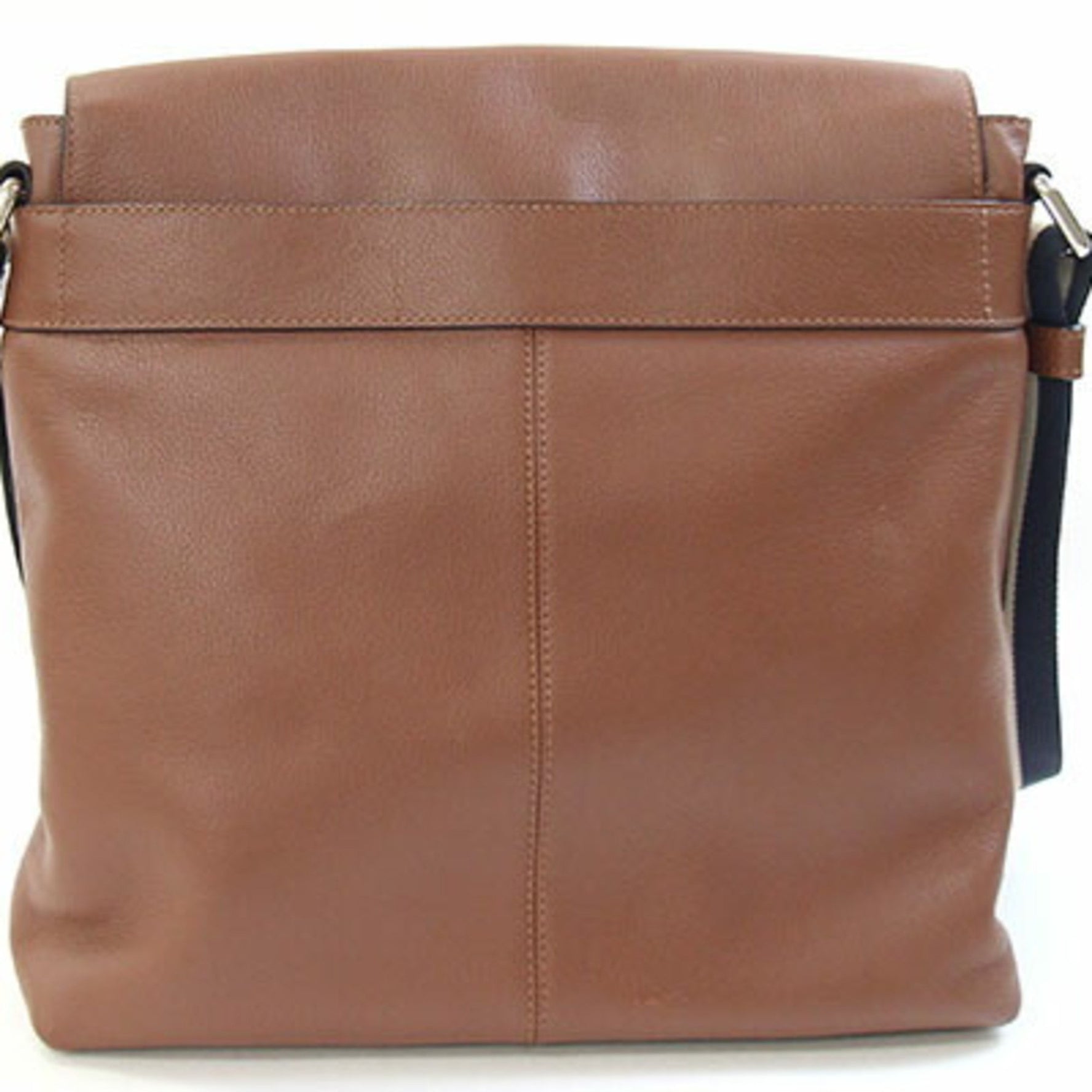Coach Charles Shoulder Bag Leather Crossbody Striped
