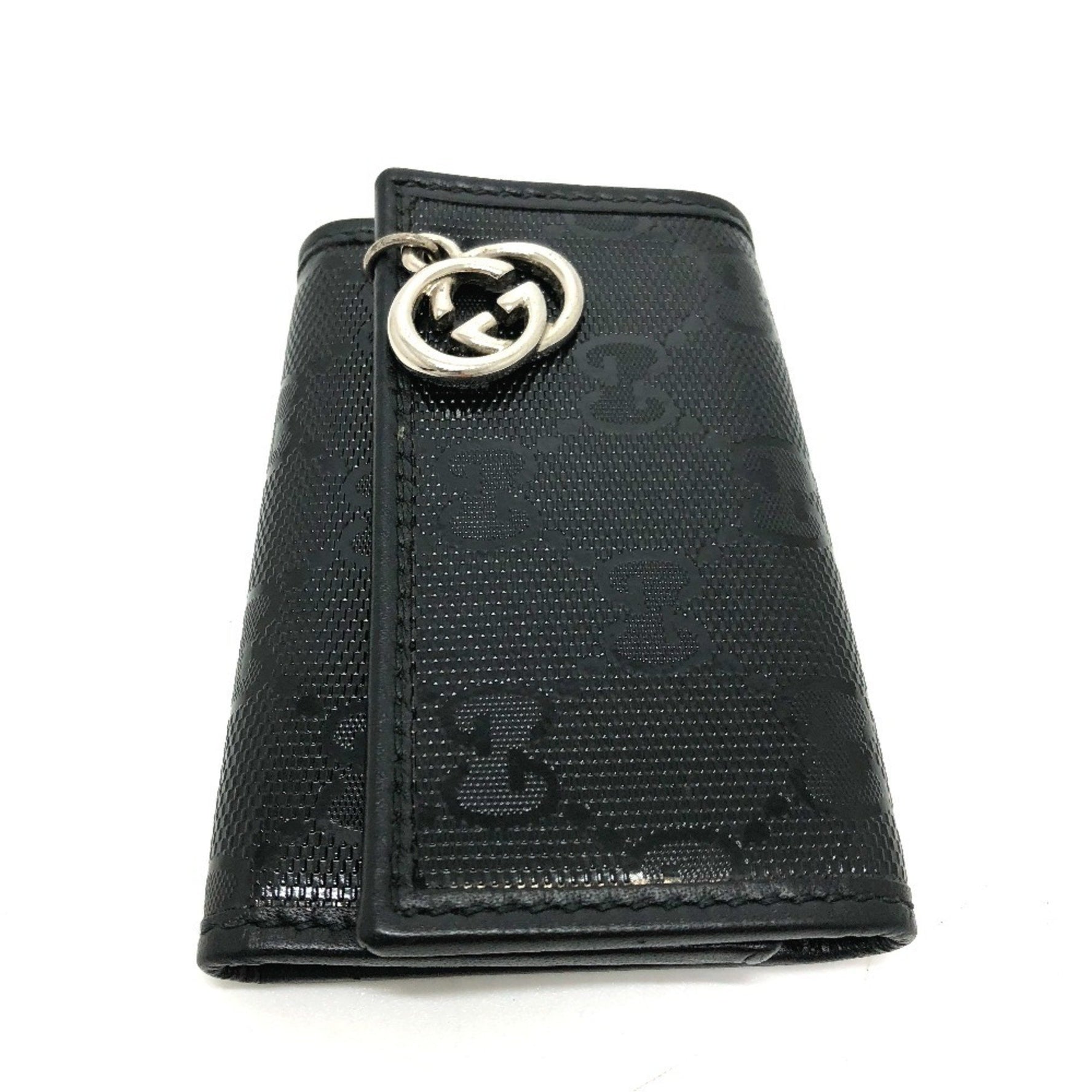 GUCCI GG Imprime GG/Logo Key Case