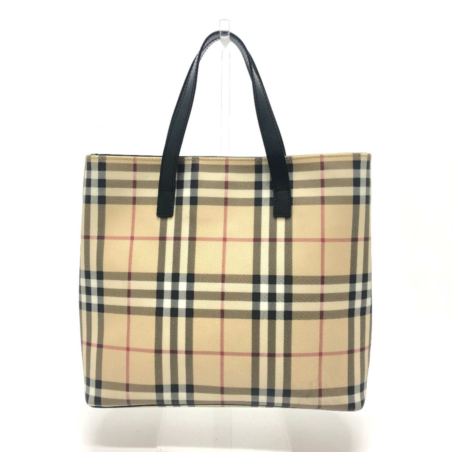 Burberry check Bag Tote Bag Beige