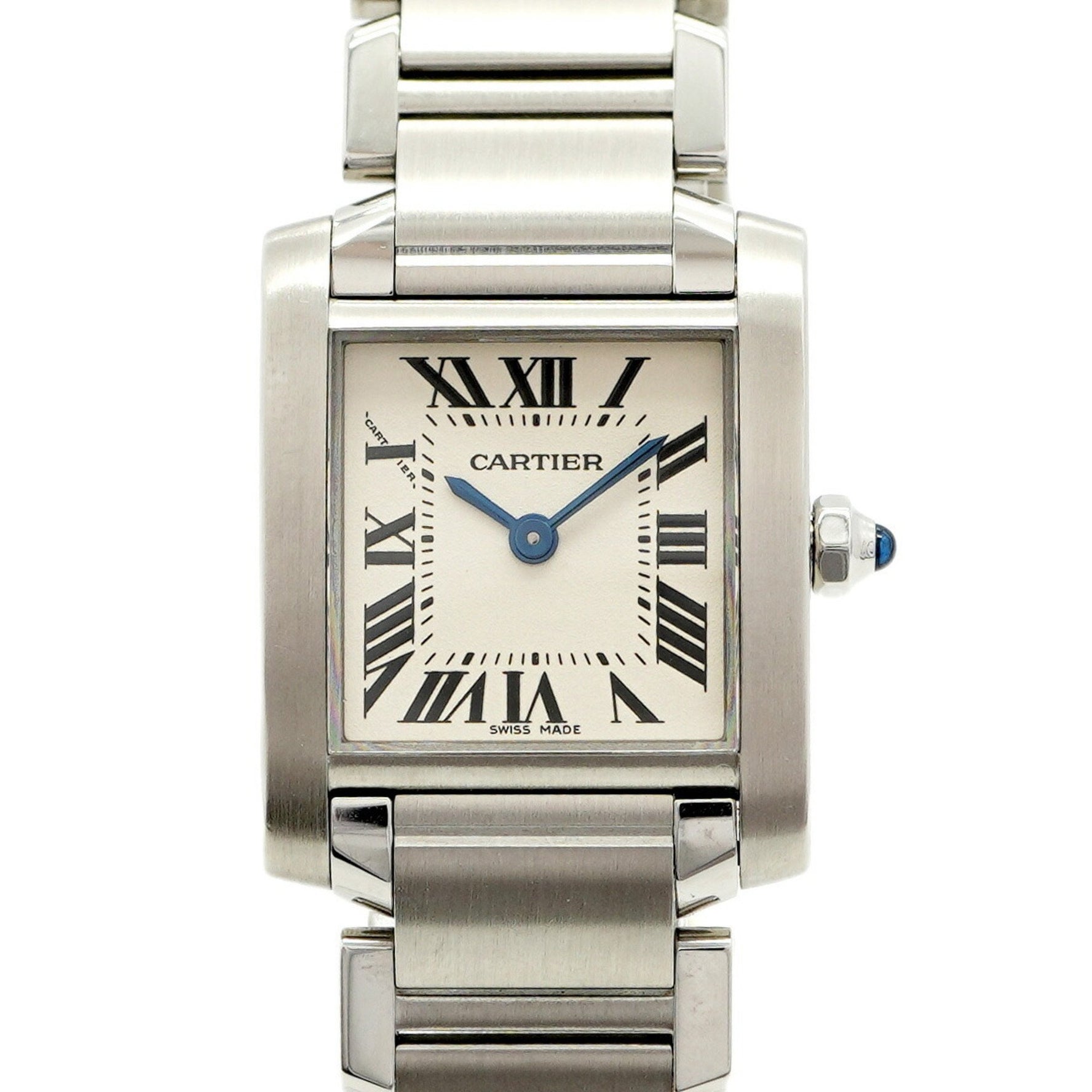 Cartier Tank Française SM Ivory Dial Watch
