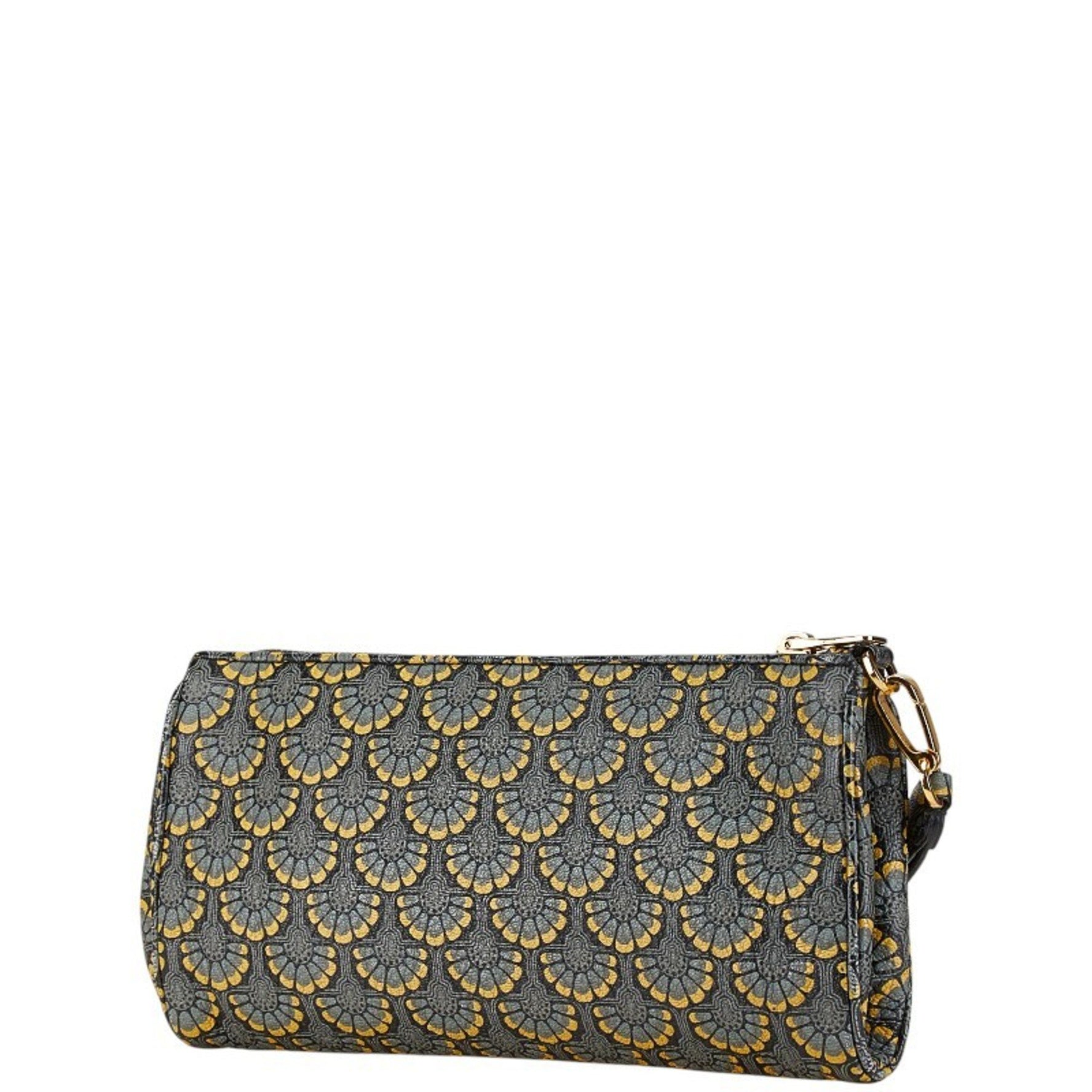 Miu Miu Miu Madras Print Clutch Bag Multicolor Leather MIUMIU