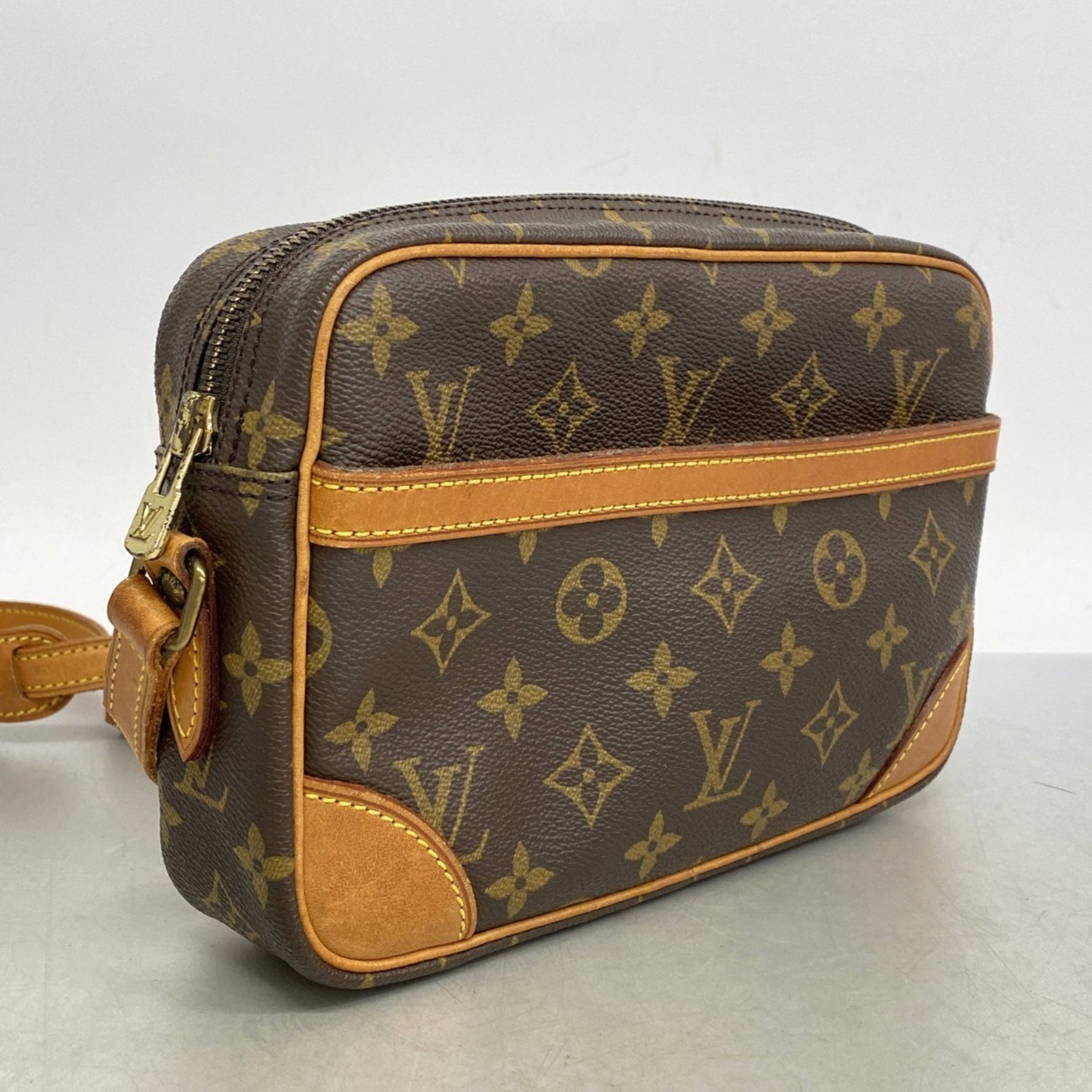 Louis Vuitton Monogram Trocadero 24 Shoulder Bag M51276 Brown Women's