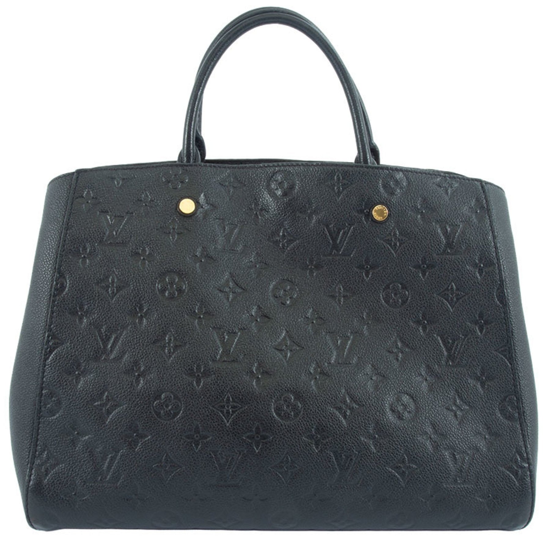 Louis Vuitton Montaigne GM Handbag Monogram Empreinte Leather