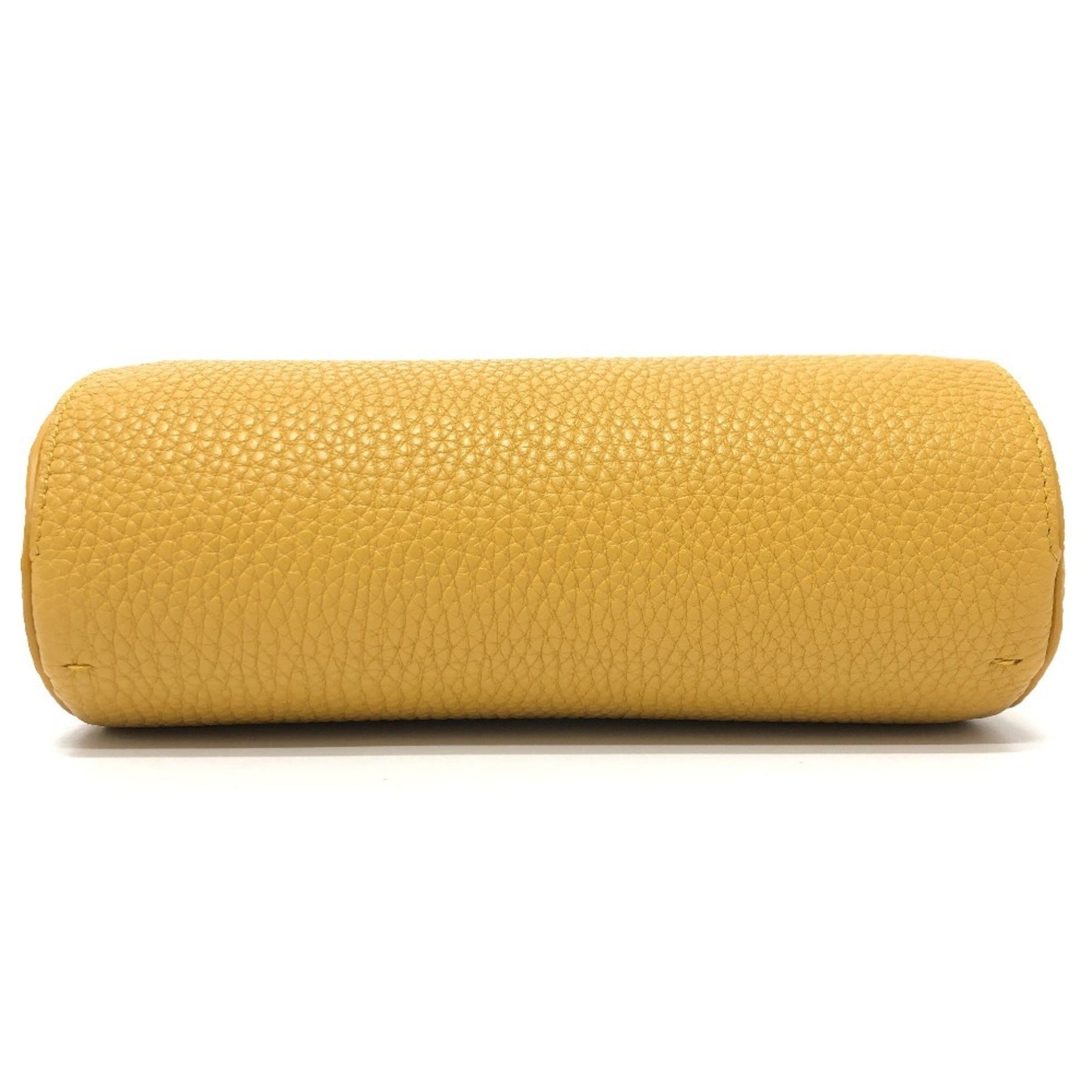 FENDI Watch Case, Accessory Leather, Yellow