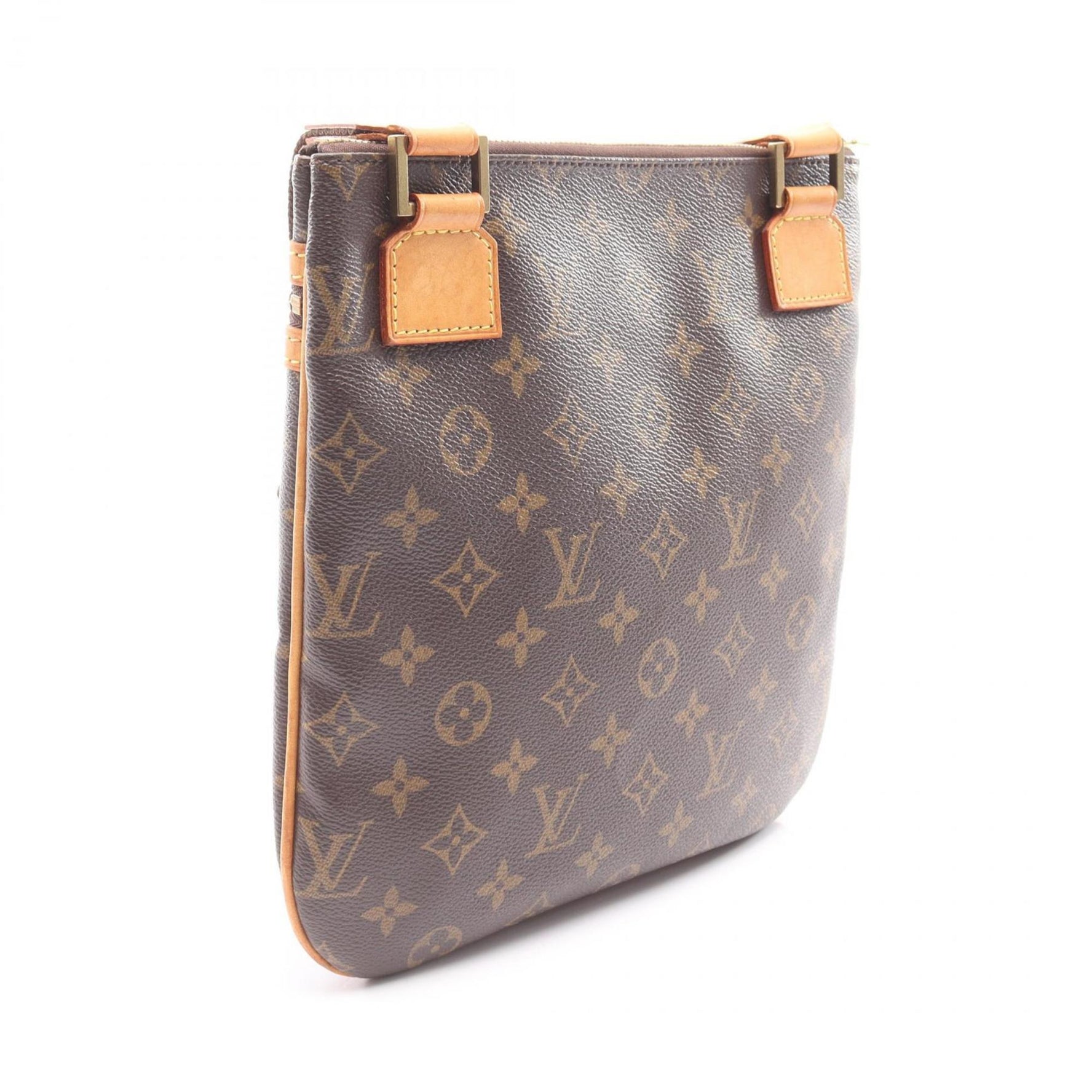 Louis Vuitton Pochette Bosphore Shoulder Bag, Coated Canvas and Leather, Monogram