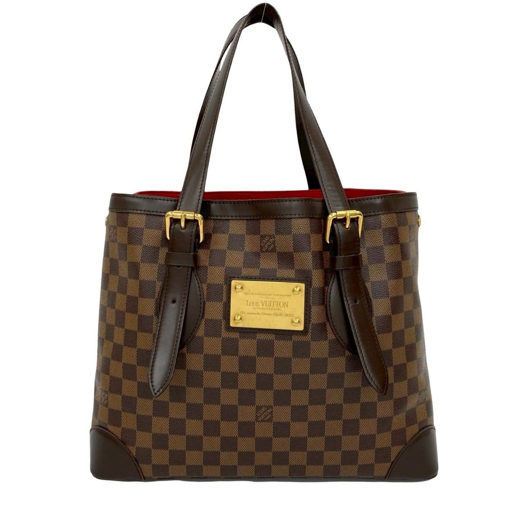 Louis Vuitton Hampstead MM Damier Leather Tote Bag, Handbag, Business