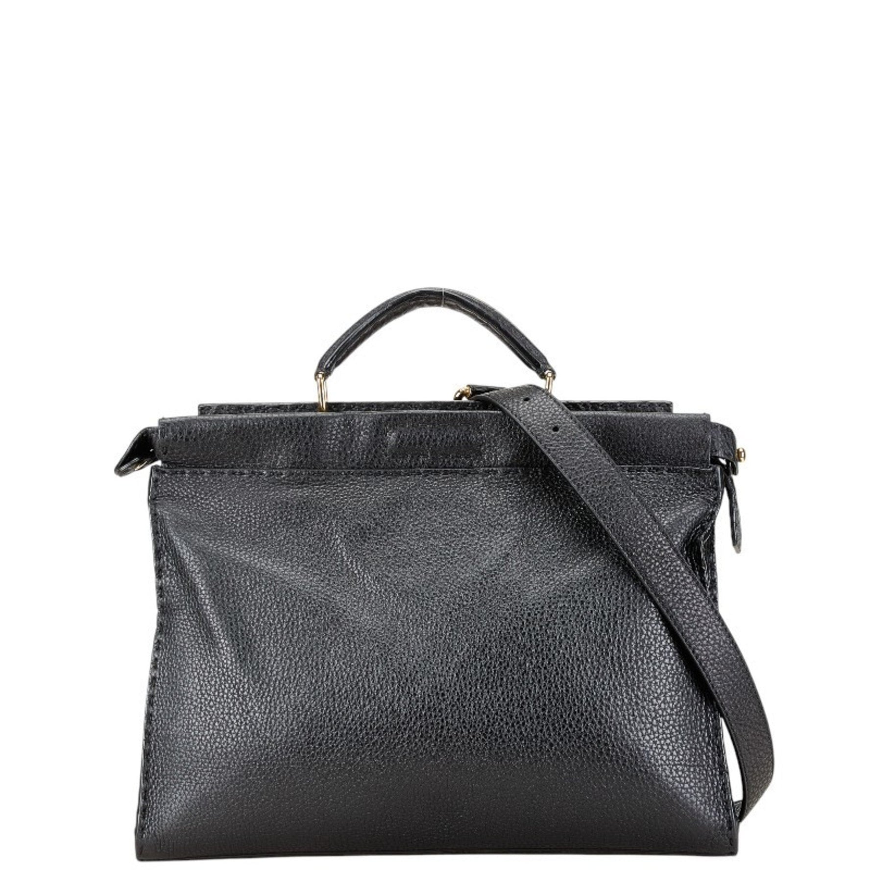 Fendi Peekaboo Fit Bugs Eye Monster Bag Shoulder Leather