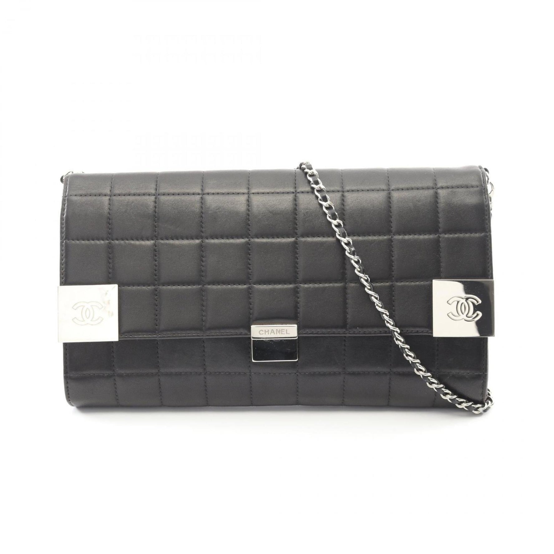 Chanel Chocobar Shoulder Bag, Lambskin Leather