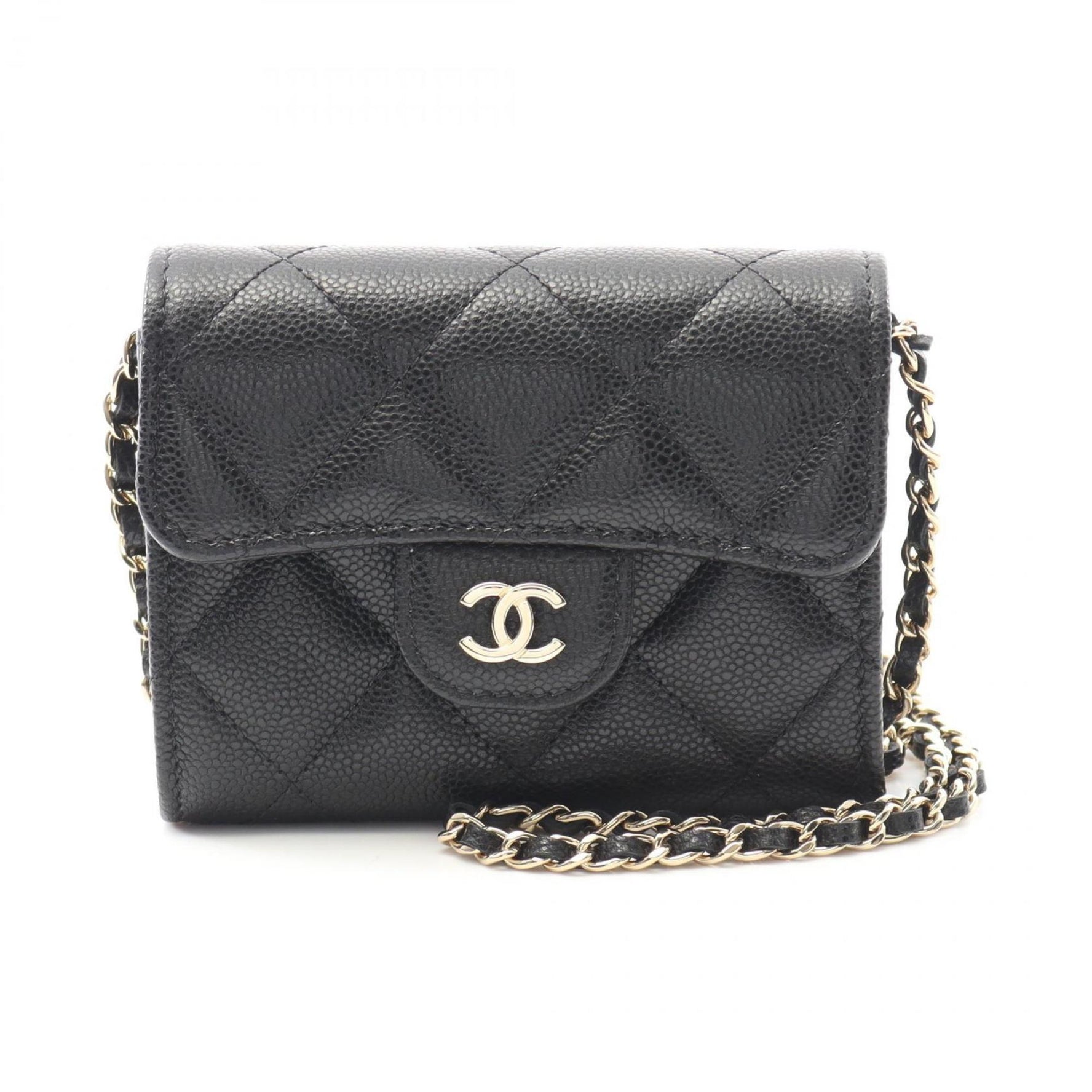 CHANEL Matelasse Shoulder Bag, Calfskin Leather