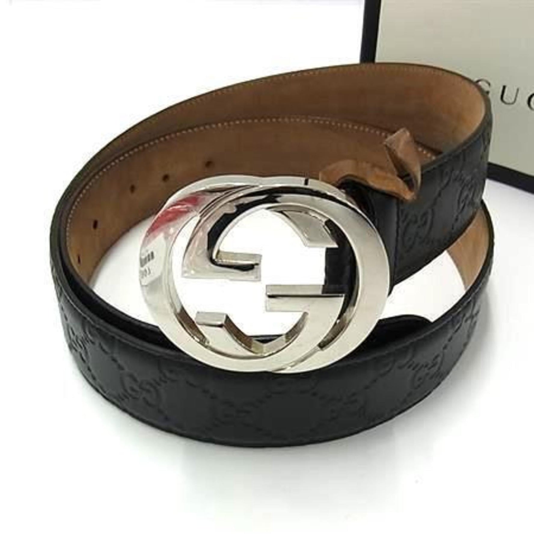 GUCCI Interlocking G Belt Guccissima