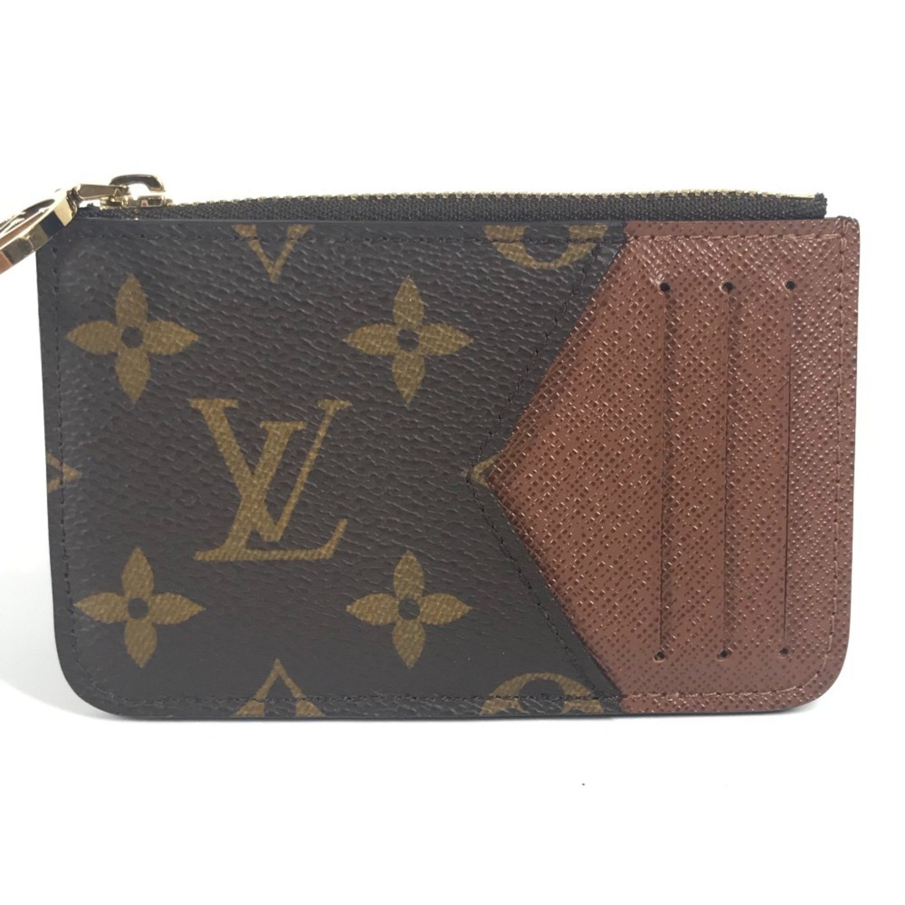 Louis Vuitton Monogram Canvas Wallet with Coin Purse, Card Case, and Women.